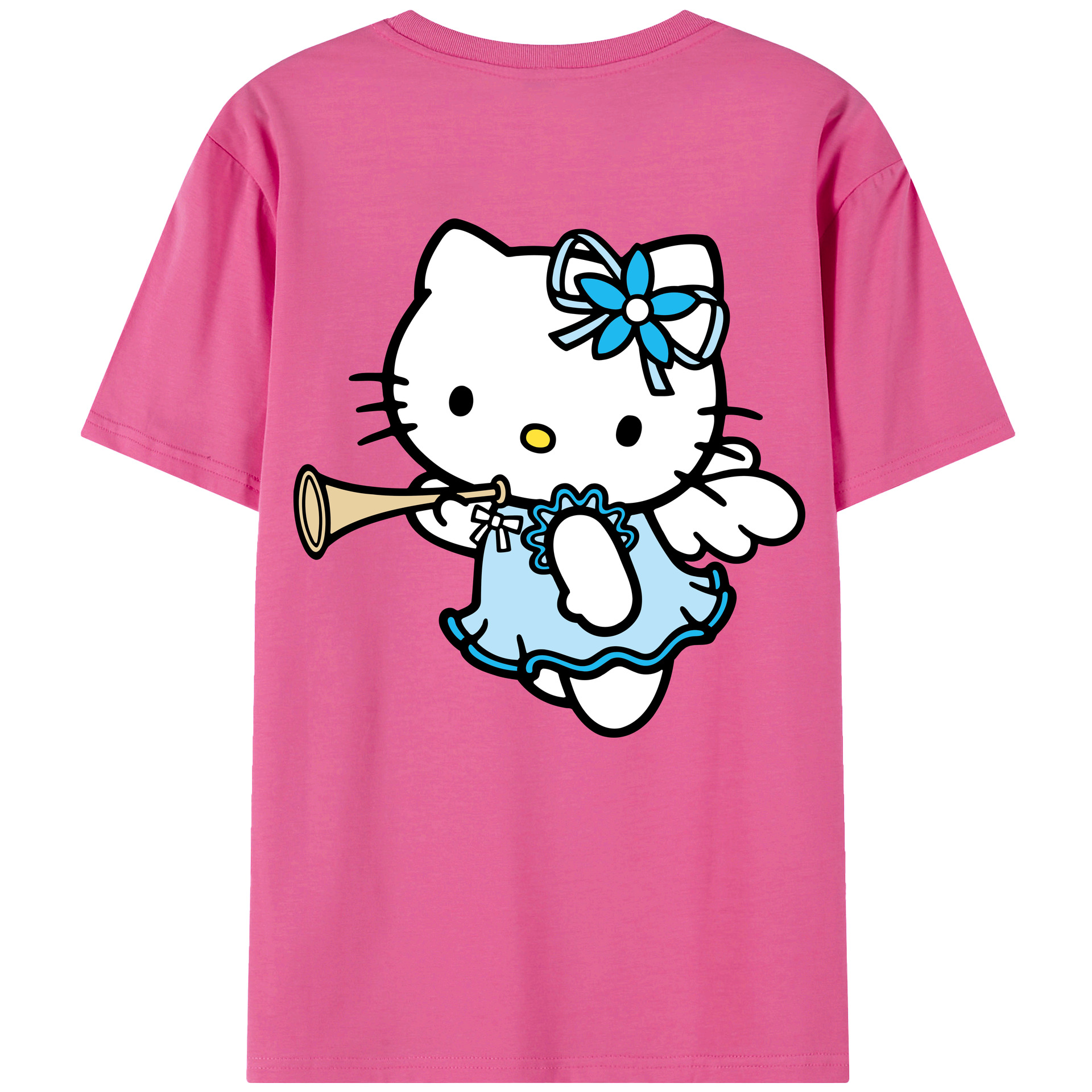 （画像用） Hello Kitty ハローキティ レディース半袖Tシャツ(バックプリント)