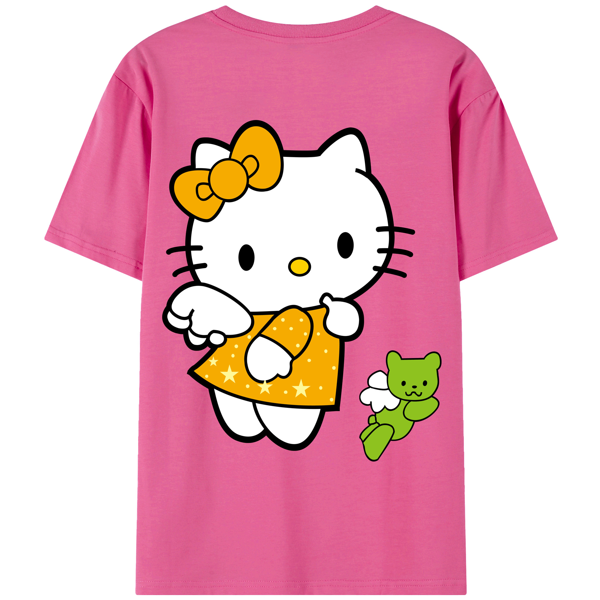 （画像用） Hello Kitty ハローキティ レディース半袖Tシャツ(バックプリント)