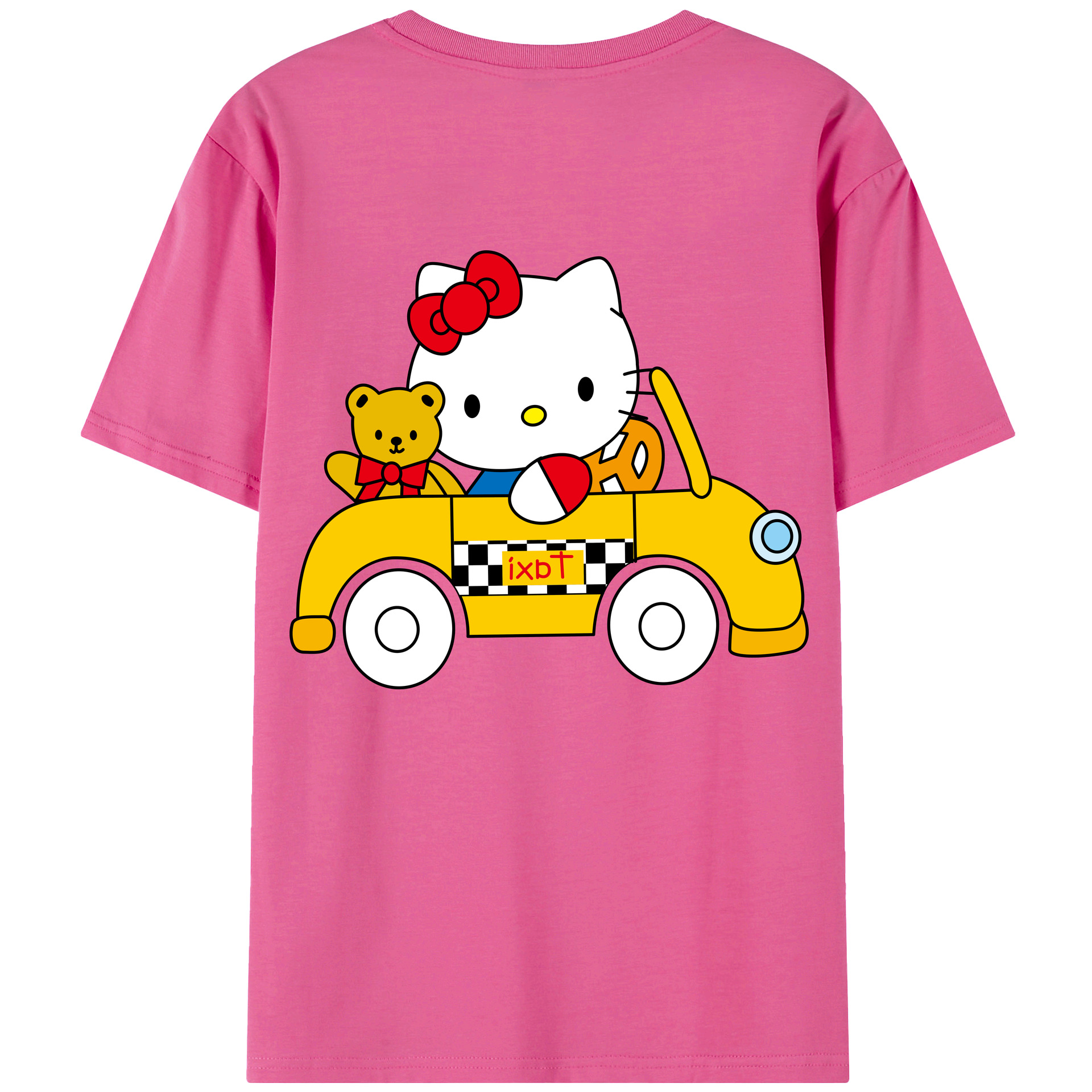 （画像用） Hello Kitty ハローキティ レディース半袖Tシャツ(バックプリント)