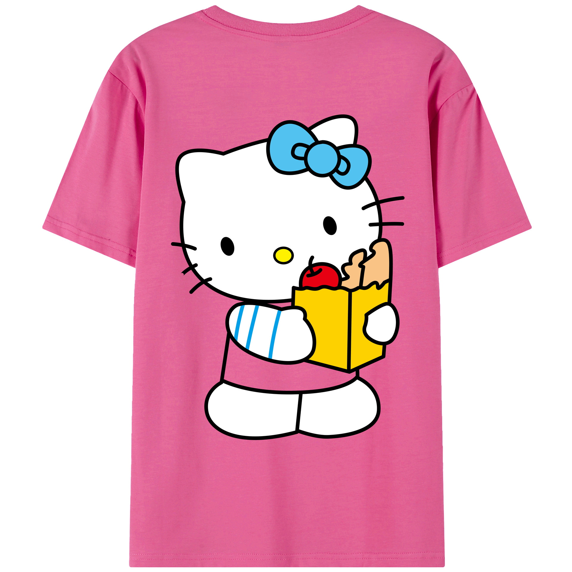 （画像用） Hello Kitty ハローキティ レディース半袖Tシャツ(バックプリント)