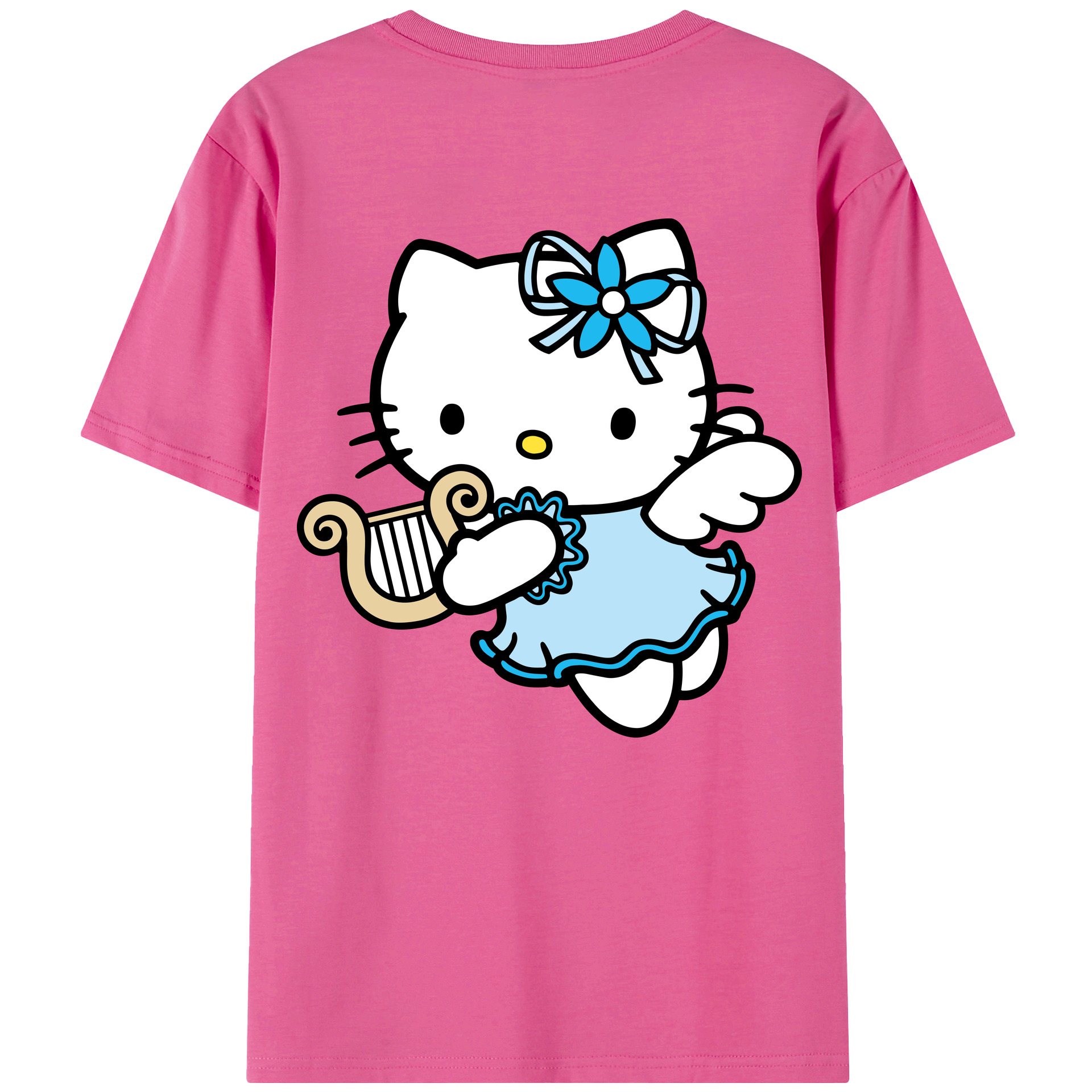 （画像用） Hello Kitty ハローキティ レディース半袖Tシャツ(バックプリント)