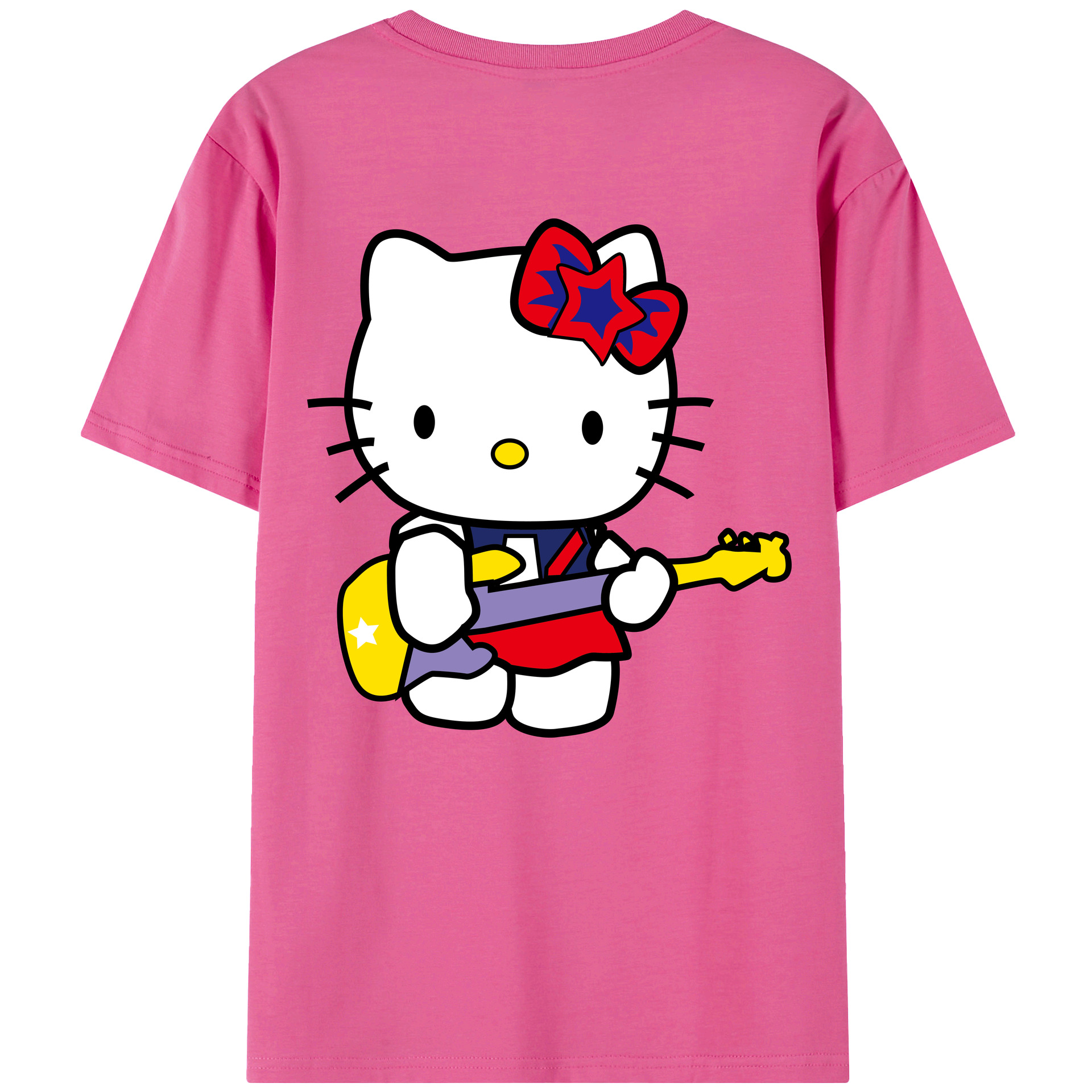 （画像用） Hello Kitty ハローキティ レディース半袖Tシャツ(バックプリント)