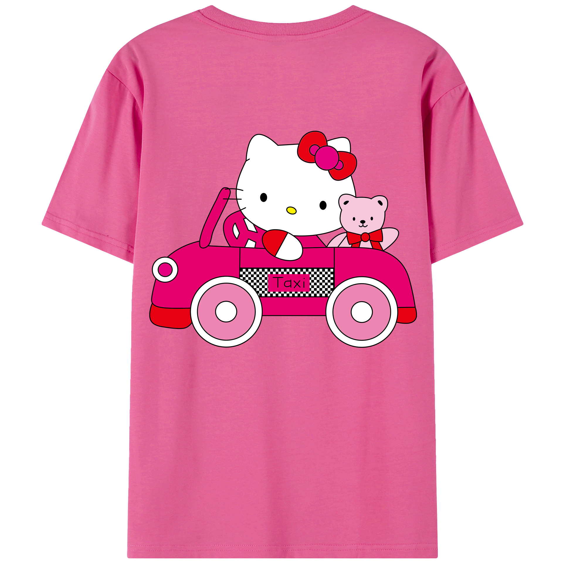 （画像用） Hello Kitty ハローキティ レディース半袖Tシャツ(バックプリント)