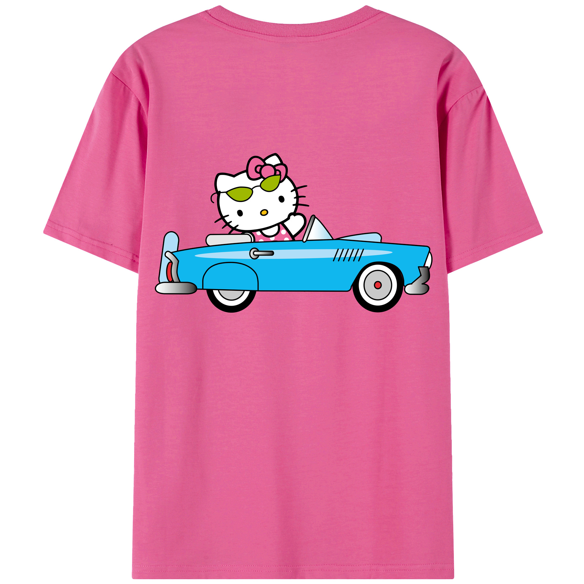 （画像用） Hello Kitty ハローキティ レディース半袖Tシャツ(バックプリント)