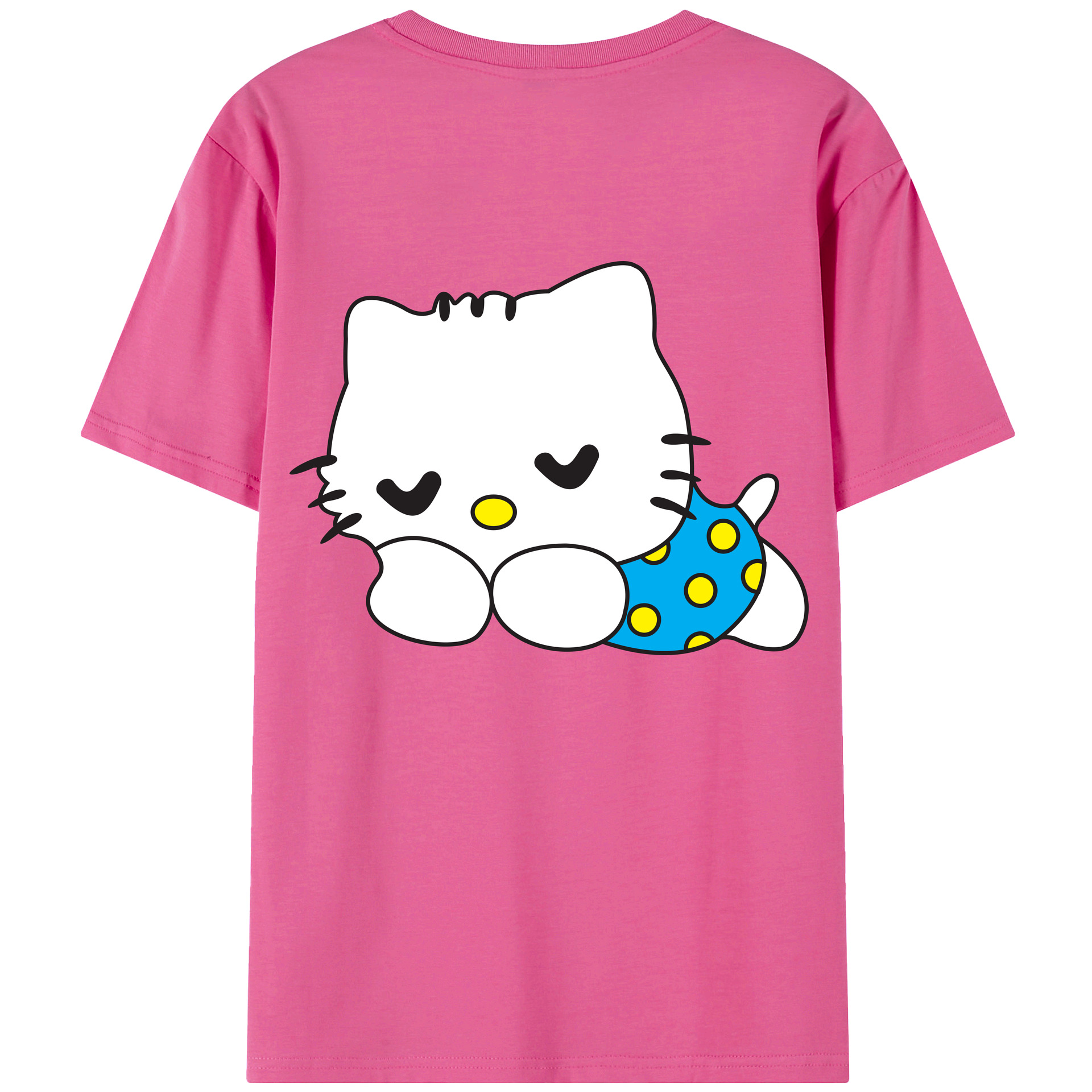 （画像用） Hello Kitty ハローキティ レディース半袖Tシャツ(バックプリント)