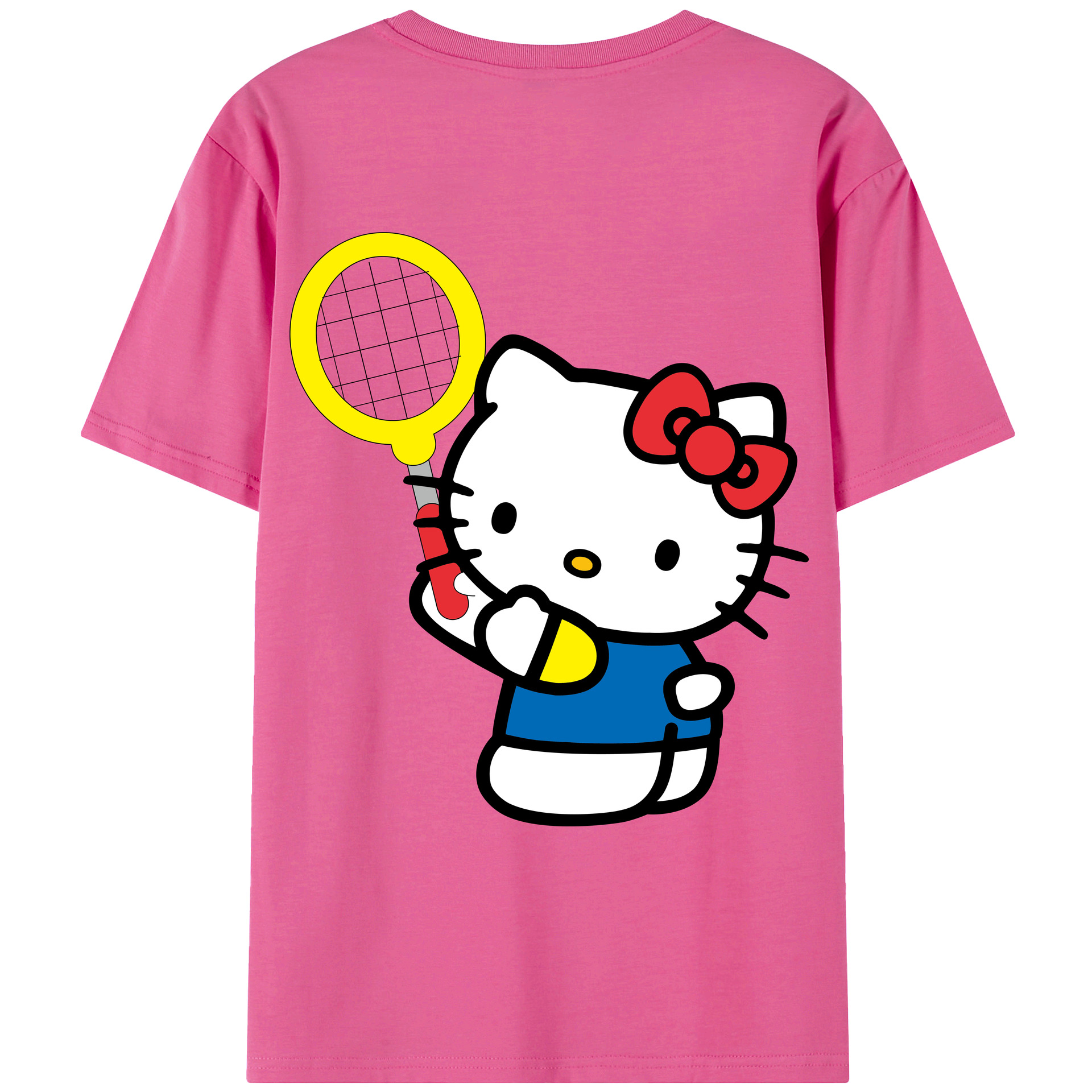 （画像用） Hello Kitty ハローキティ レディース半袖Tシャツ(バックプリント)