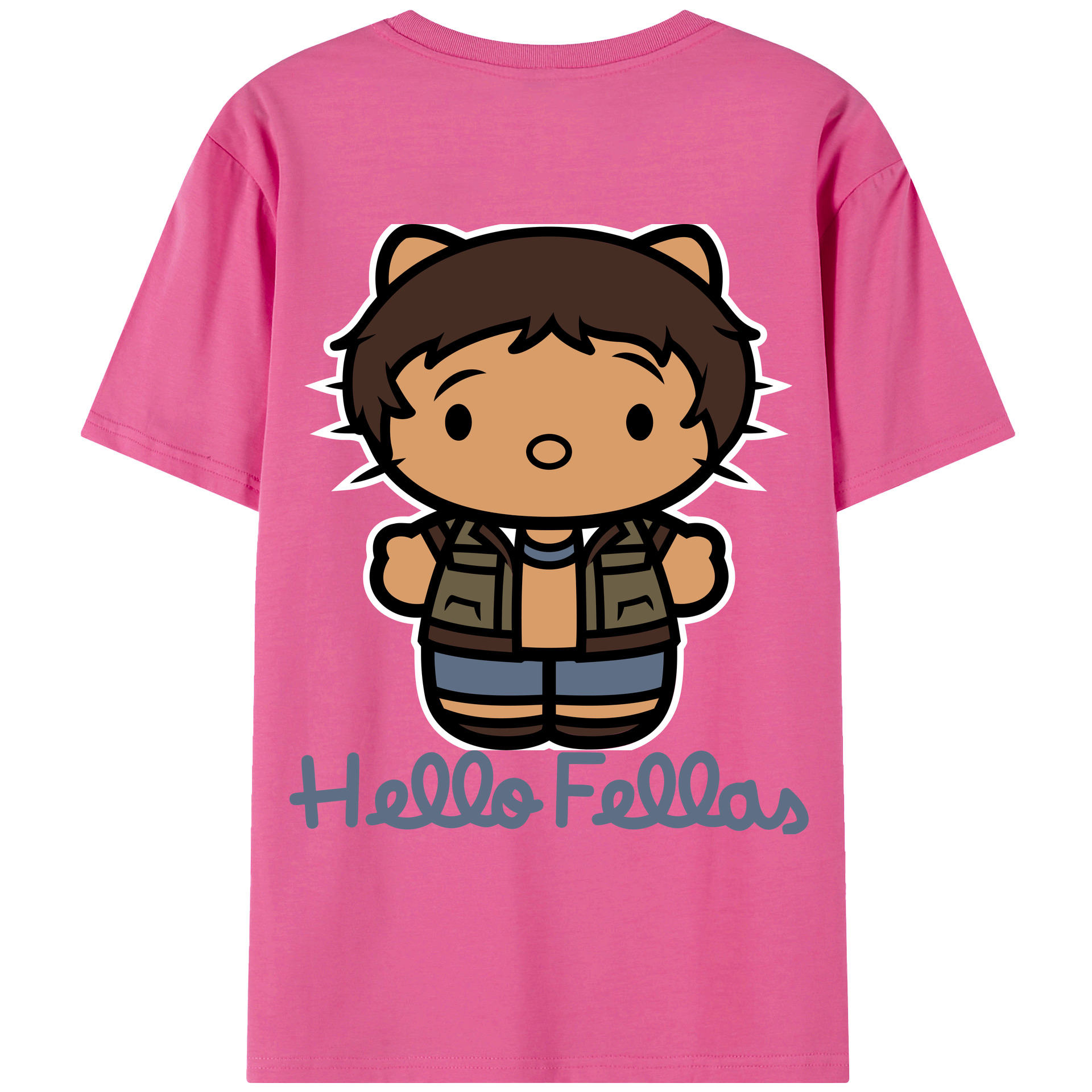 （画像用） Hello Kitty ハローキティ レディース半袖Tシャツ(バックプリント)