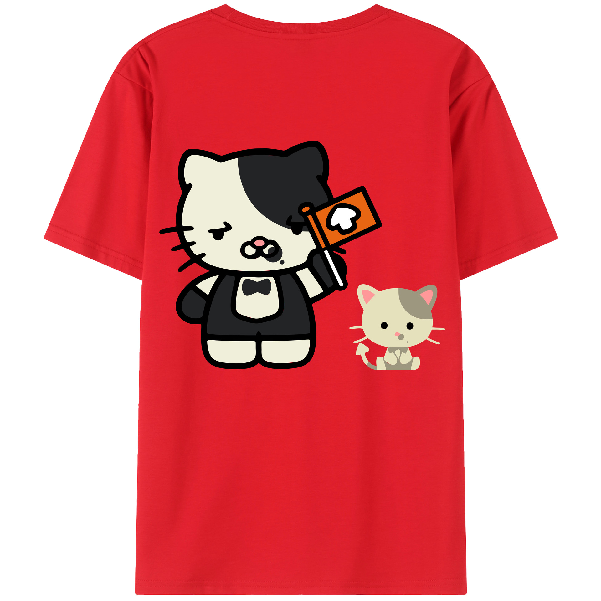 （画像用） Hello Kitty ハローキティ レディース半袖Tシャツ(バックプリント)