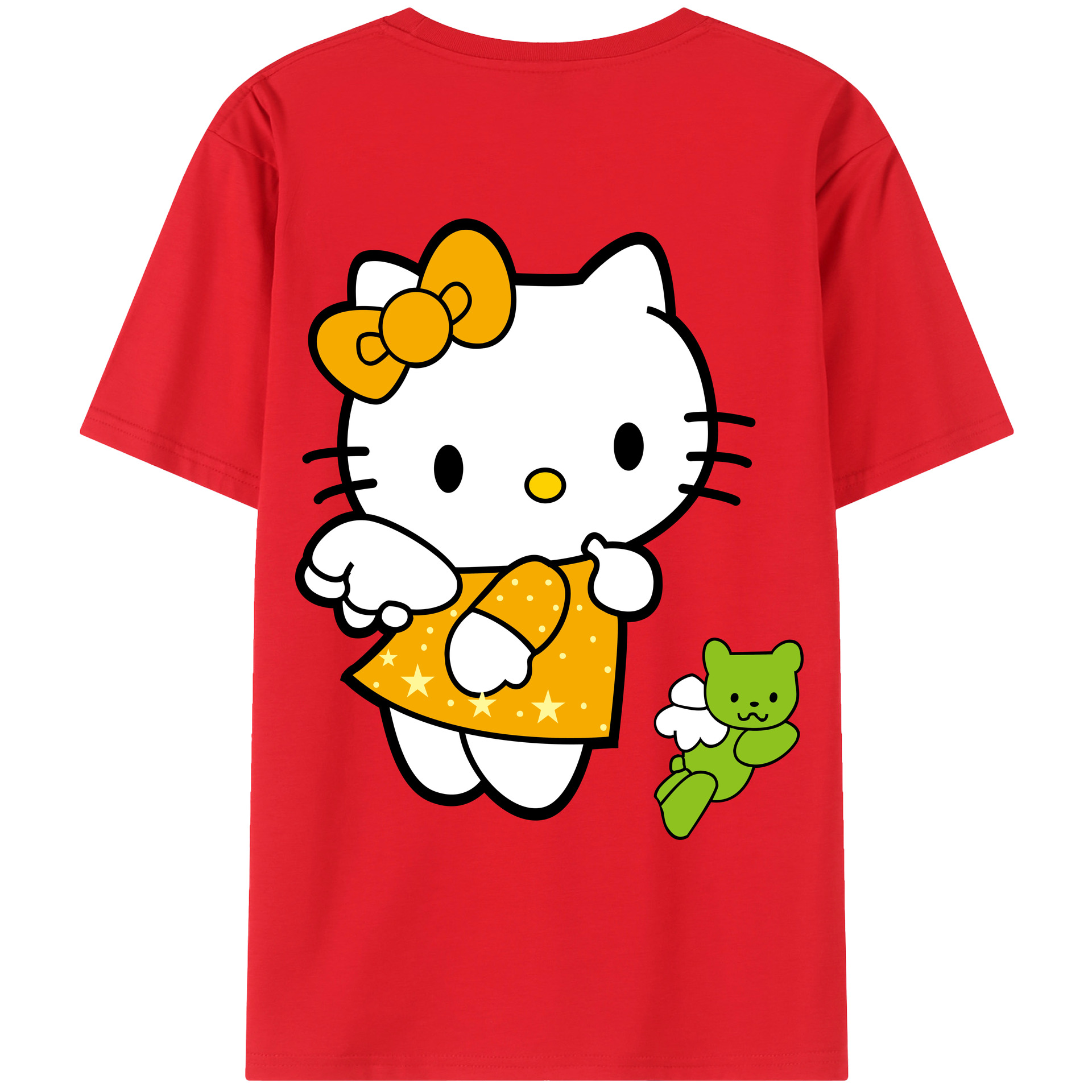（画像用） Hello Kitty ハローキティ レディース半袖Tシャツ(バックプリント)