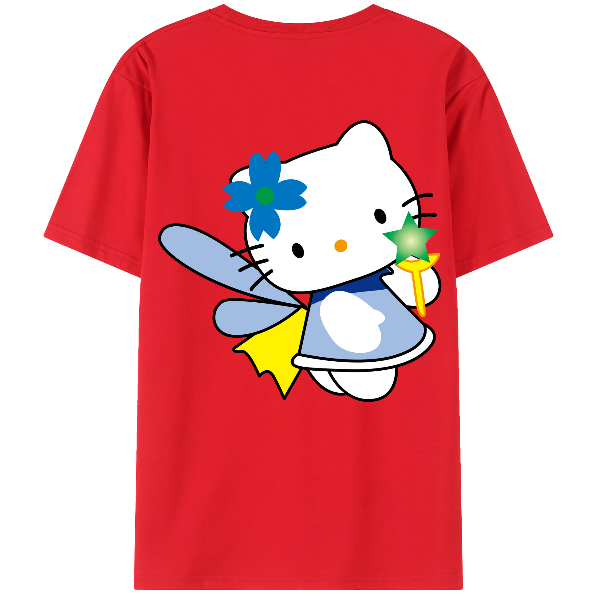 （画像用） Hello Kitty ハローキティ レディース半袖Tシャツ(バックプリント)