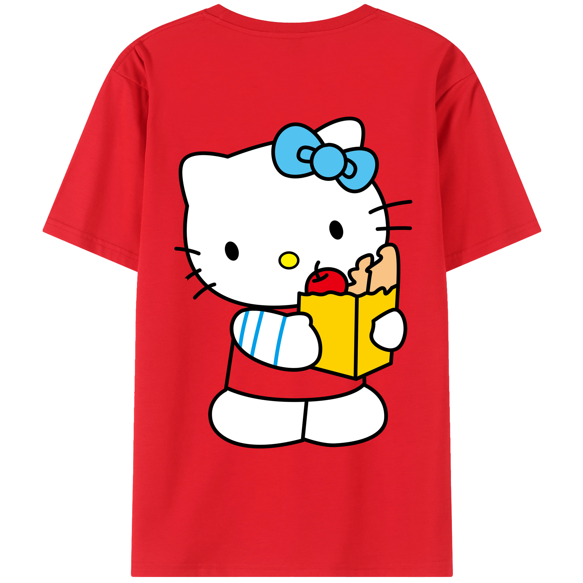 （画像用） Hello Kitty ハローキティ レディース半袖Tシャツ(バックプリント)
