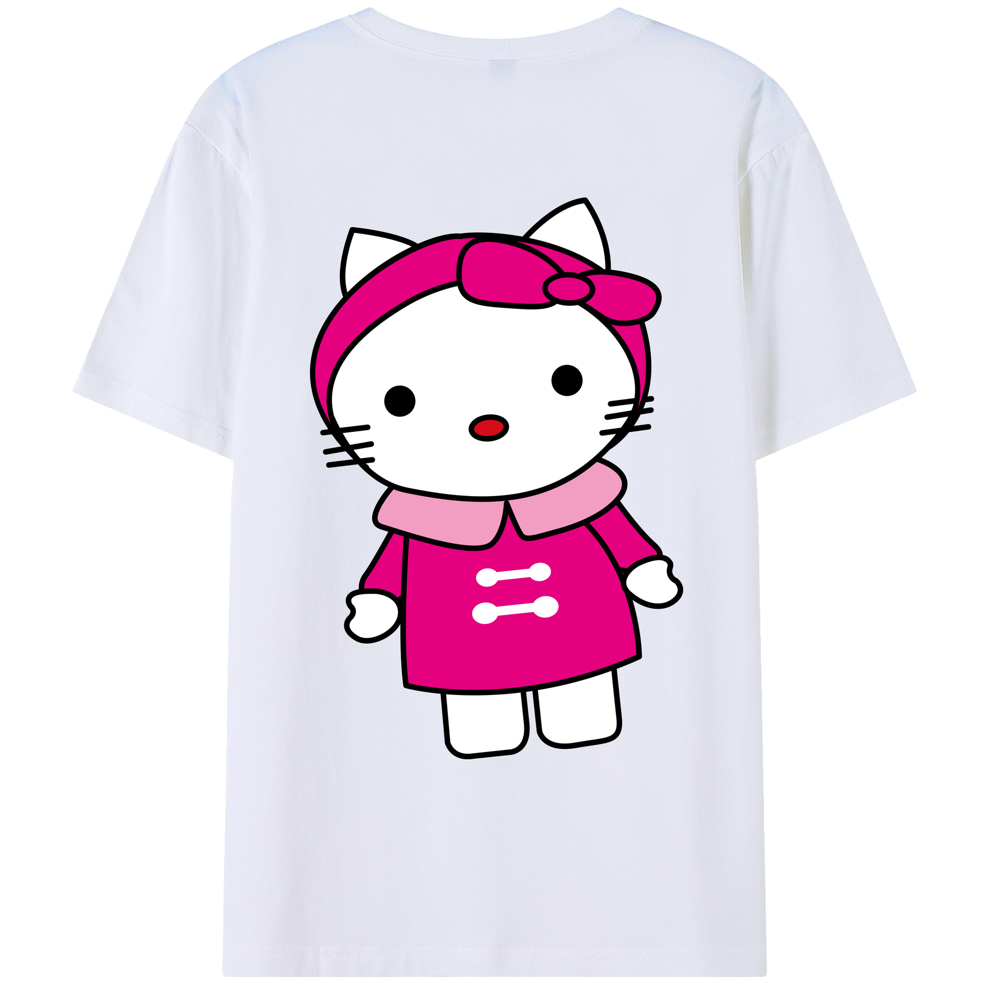 （画像用） Hello Kitty ハローキティ レディース半袖Tシャツ(バックプリント)