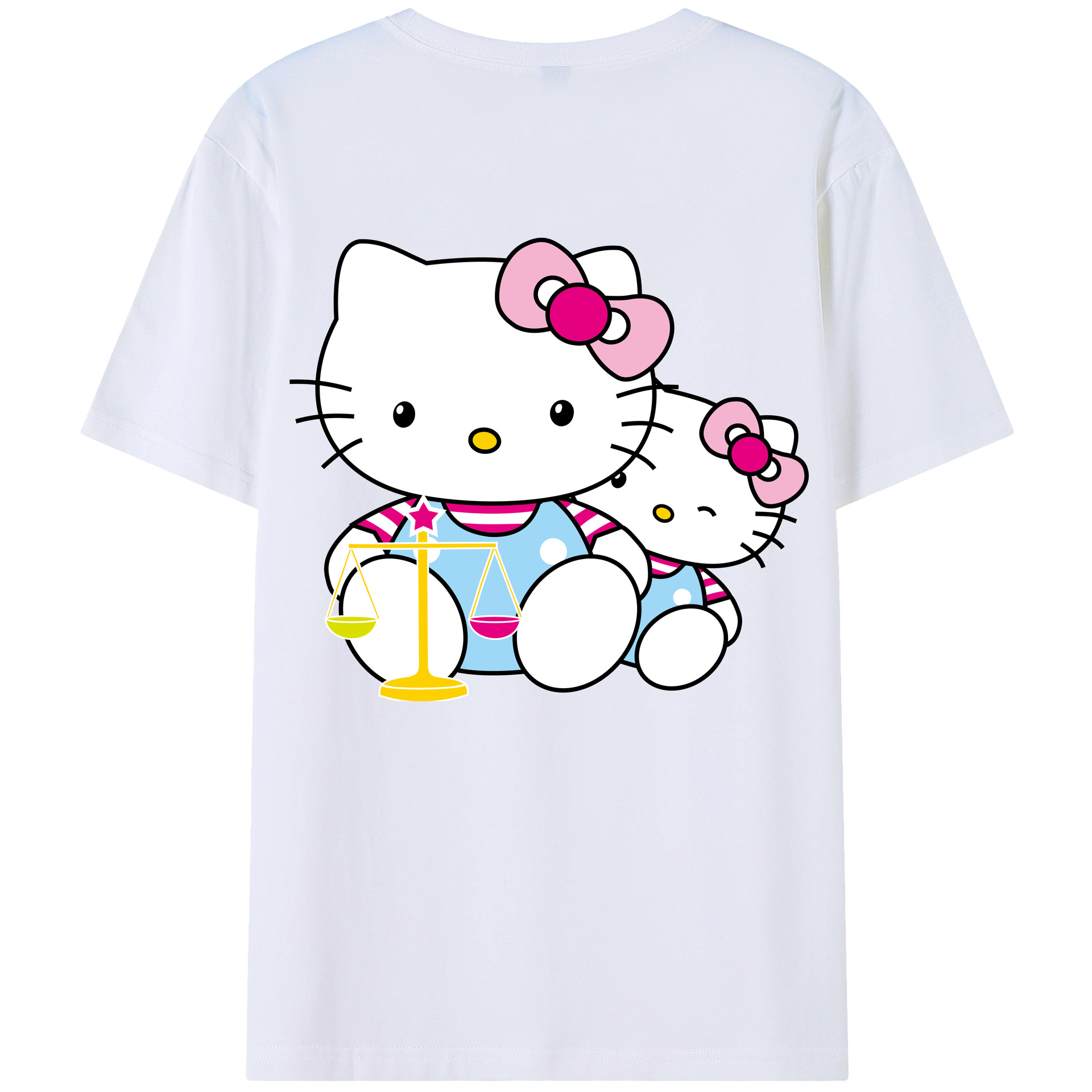 （画像用） Hello Kitty ハローキティ レディース半袖Tシャツ(バックプリント)