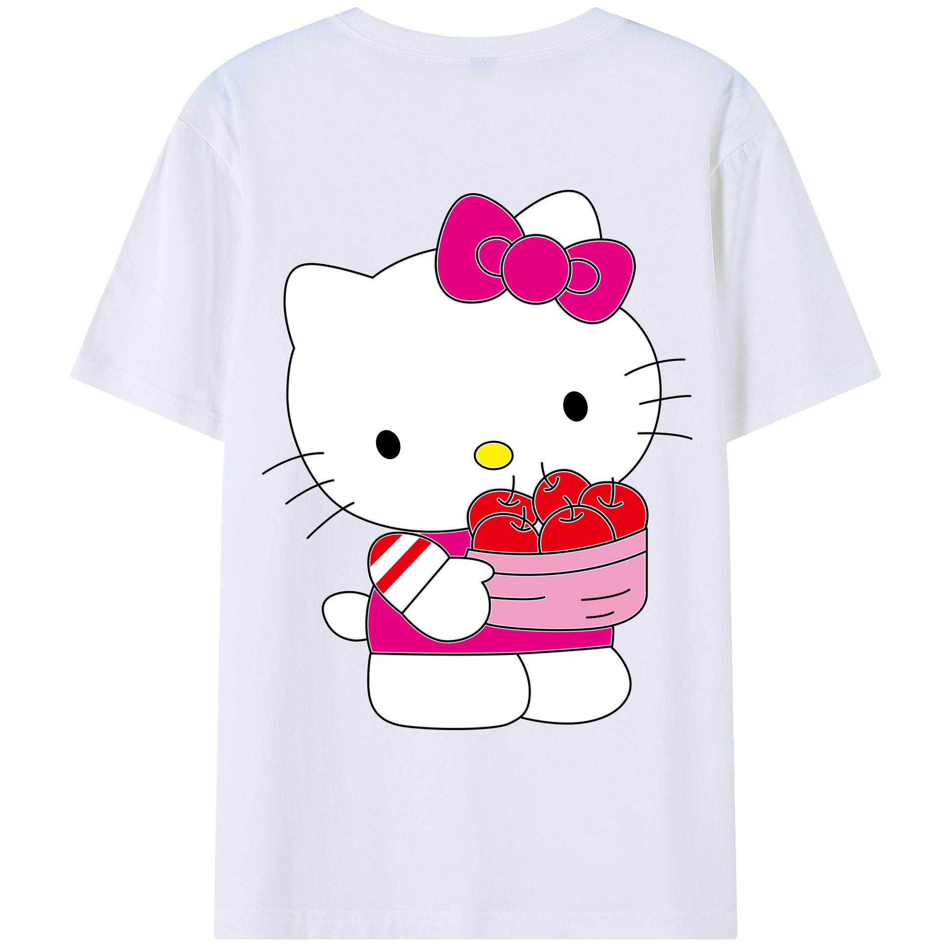 （画像用） Hello Kitty ハローキティ レディース半袖Tシャツ(バックプリント)