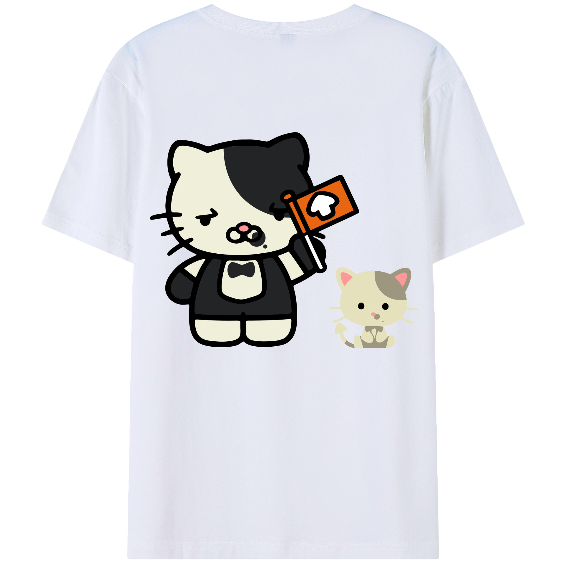 （画像用） Hello Kitty ハローキティ レディース半袖Tシャツ(バックプリント)