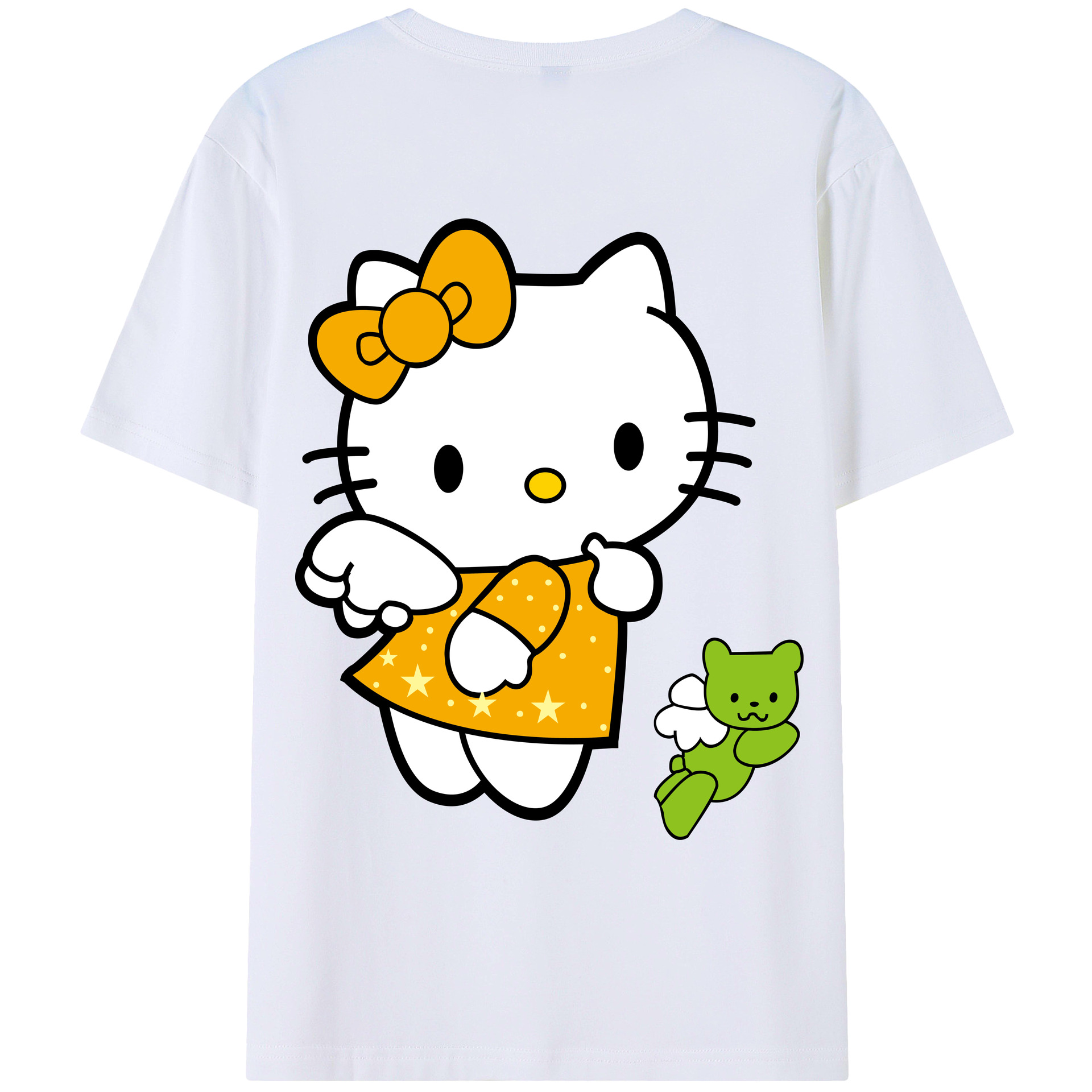 （画像用） Hello Kitty ハローキティ レディース半袖Tシャツ(バックプリント)
