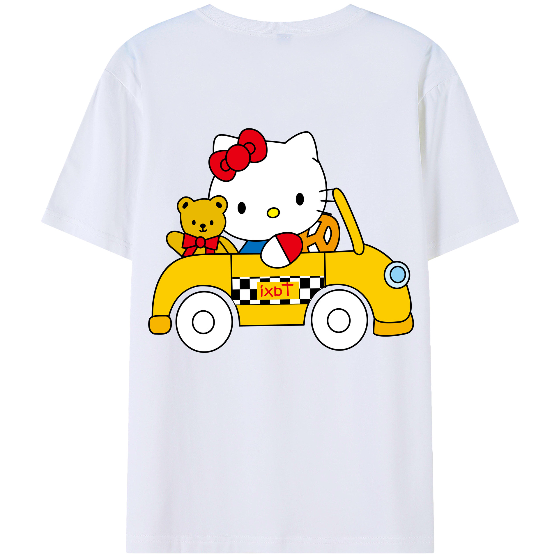 （画像用） Hello Kitty ハローキティ レディース半袖Tシャツ(バックプリント)
