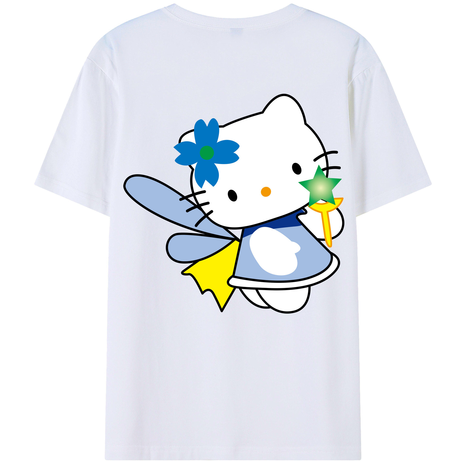 （画像用） Hello Kitty ハローキティ レディース半袖Tシャツ(バックプリント)
