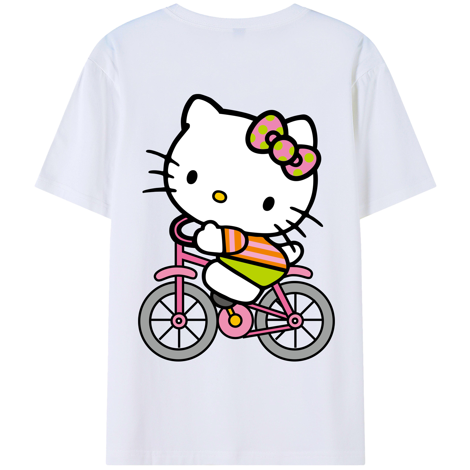 （画像用） Hello Kitty ハローキティ レディース半袖Tシャツ(バックプリント)