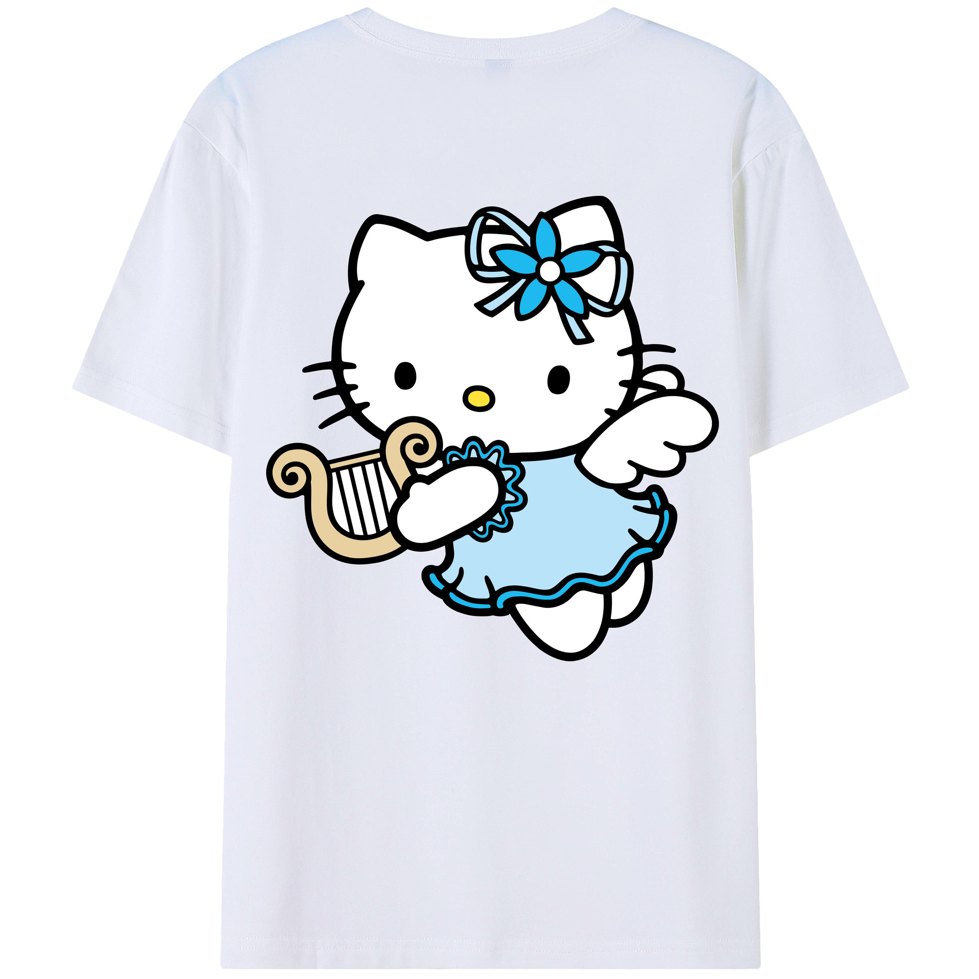 （画像用） Hello Kitty ハローキティ レディース半袖Tシャツ(バックプリント)