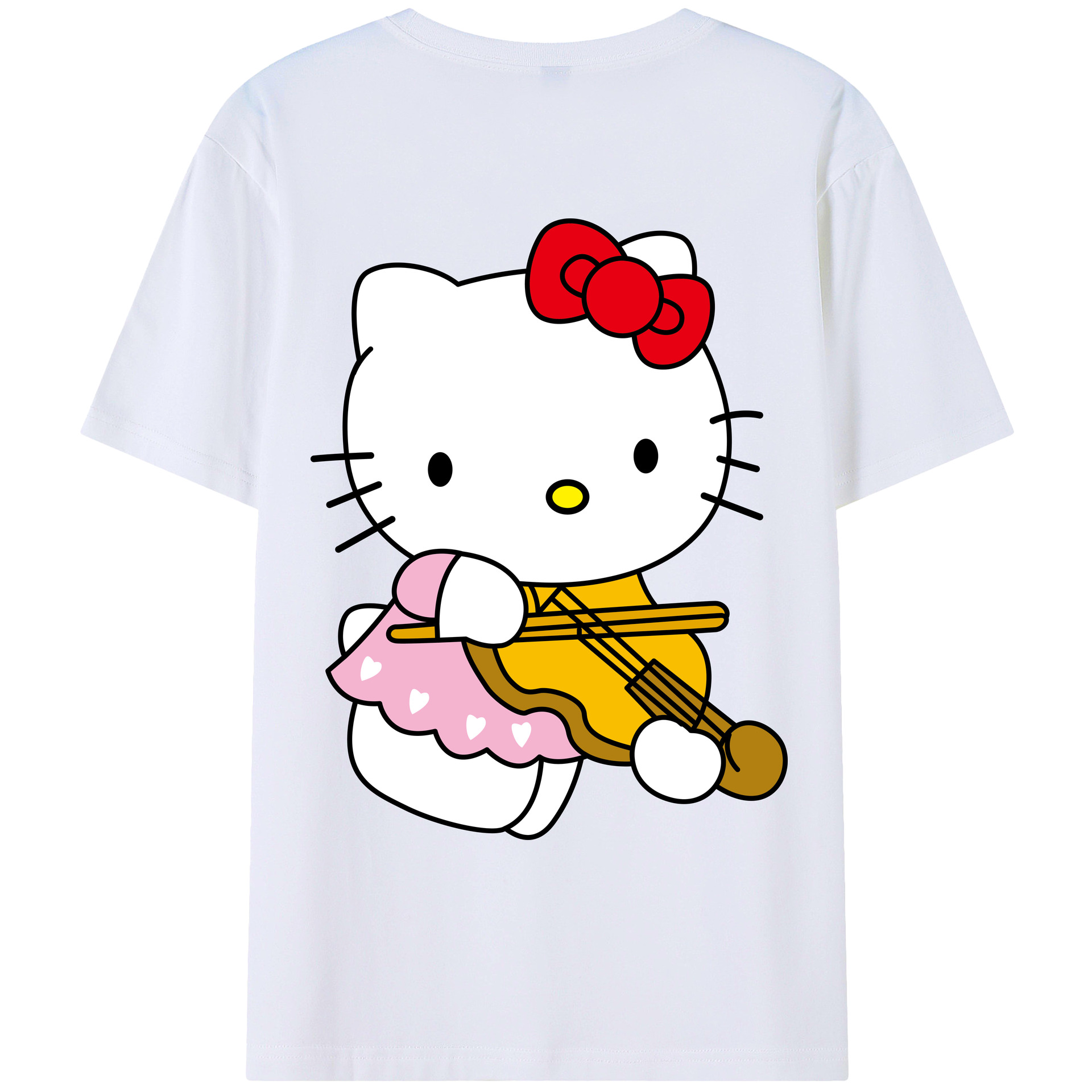 （画像用） Hello Kitty ハローキティ レディース半袖Tシャツ(バックプリント)
