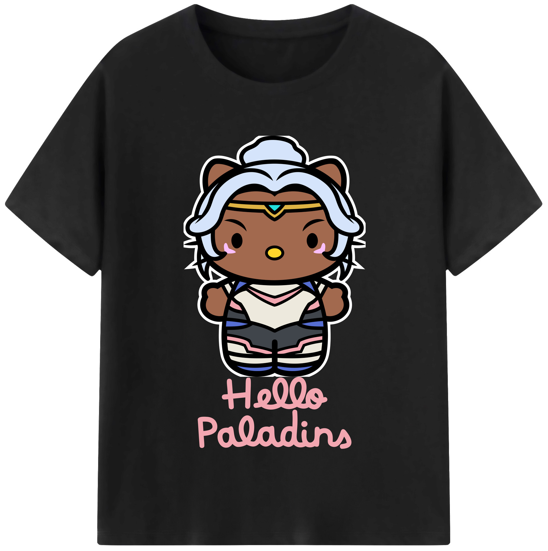 （画像用） Hello Kitty ハローキティ レディースカジュアルプリントTシャツ（綿100％）