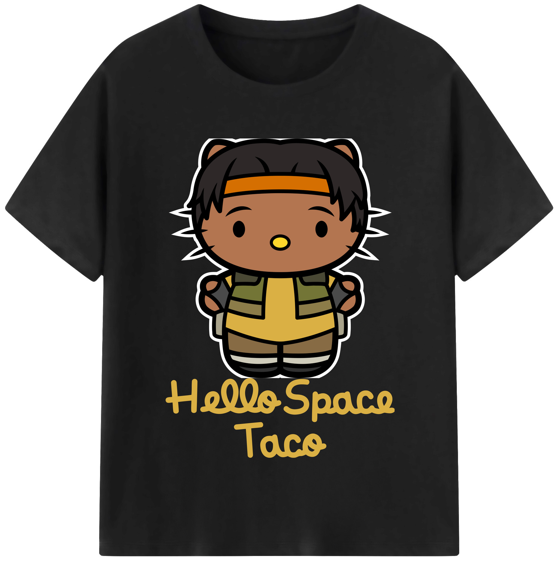 （画像用） Hello Kitty ハローキティ レディースカジュアルプリントTシャツ（綿100％）