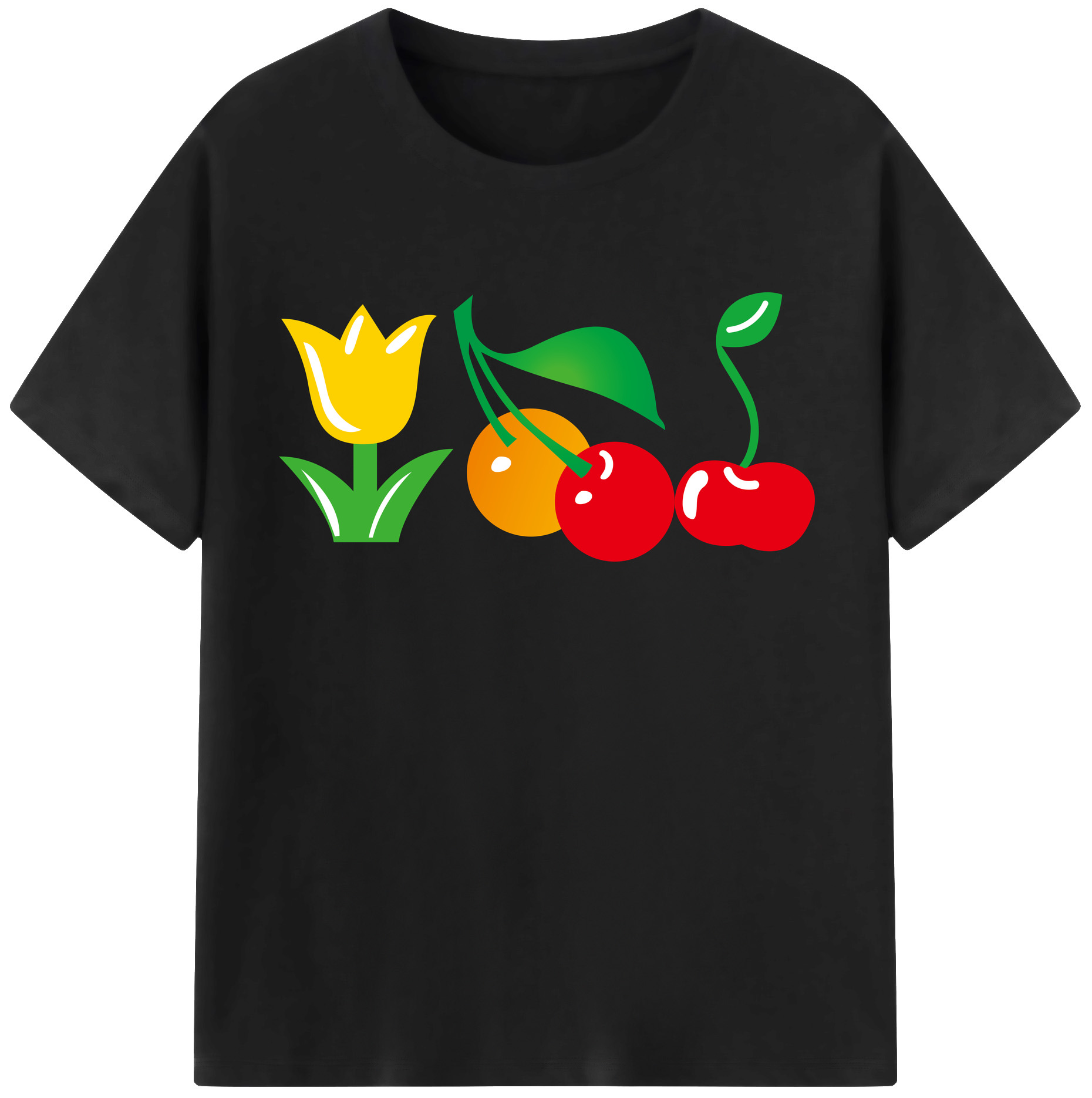 （画像用） Hello Kitty ハローキティ レディースカジュアルプリントTシャツ（綿100％）