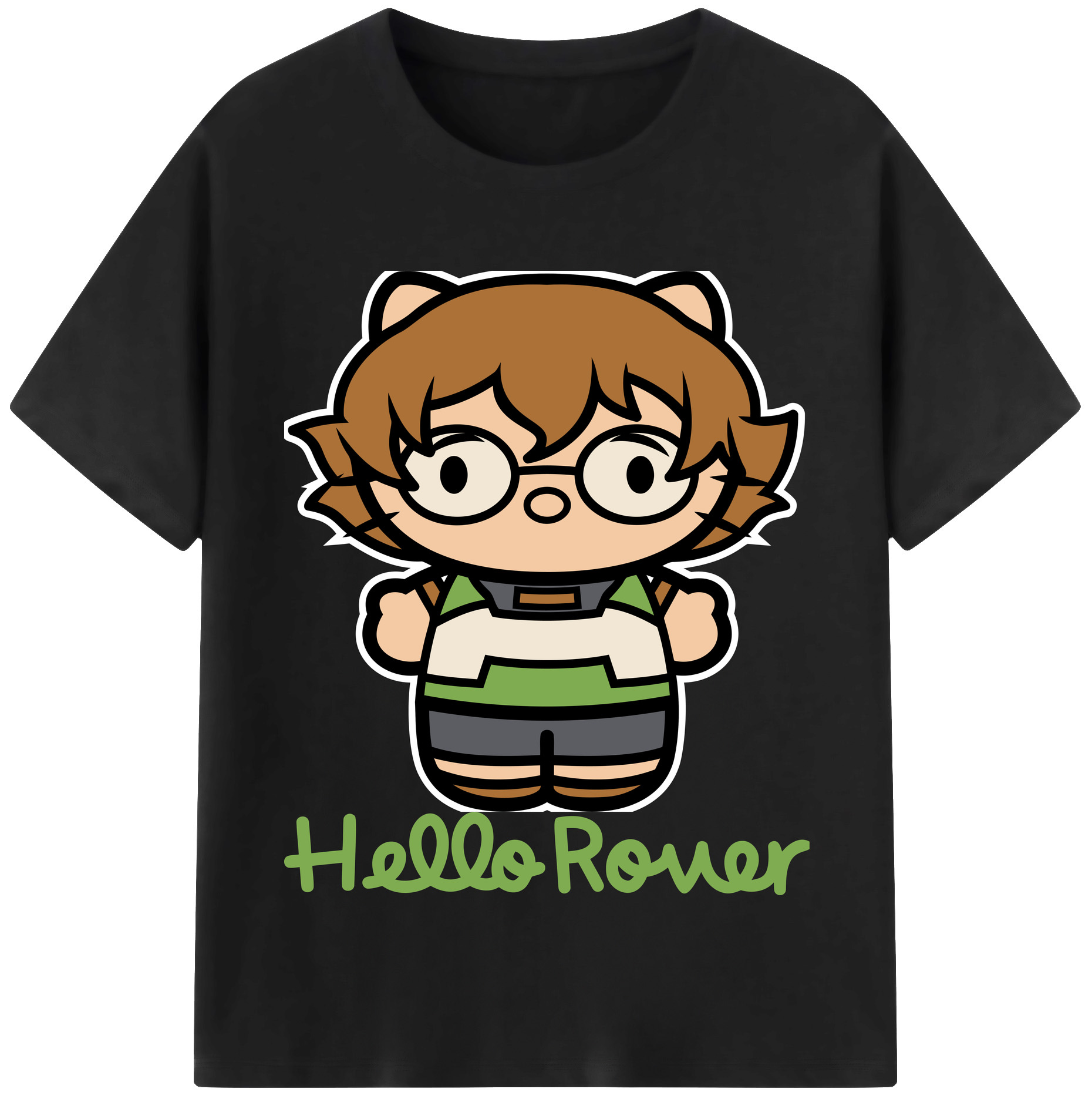 （画像用） Hello Kitty ハローキティ レディースカジュアルプリントTシャツ（綿100％）