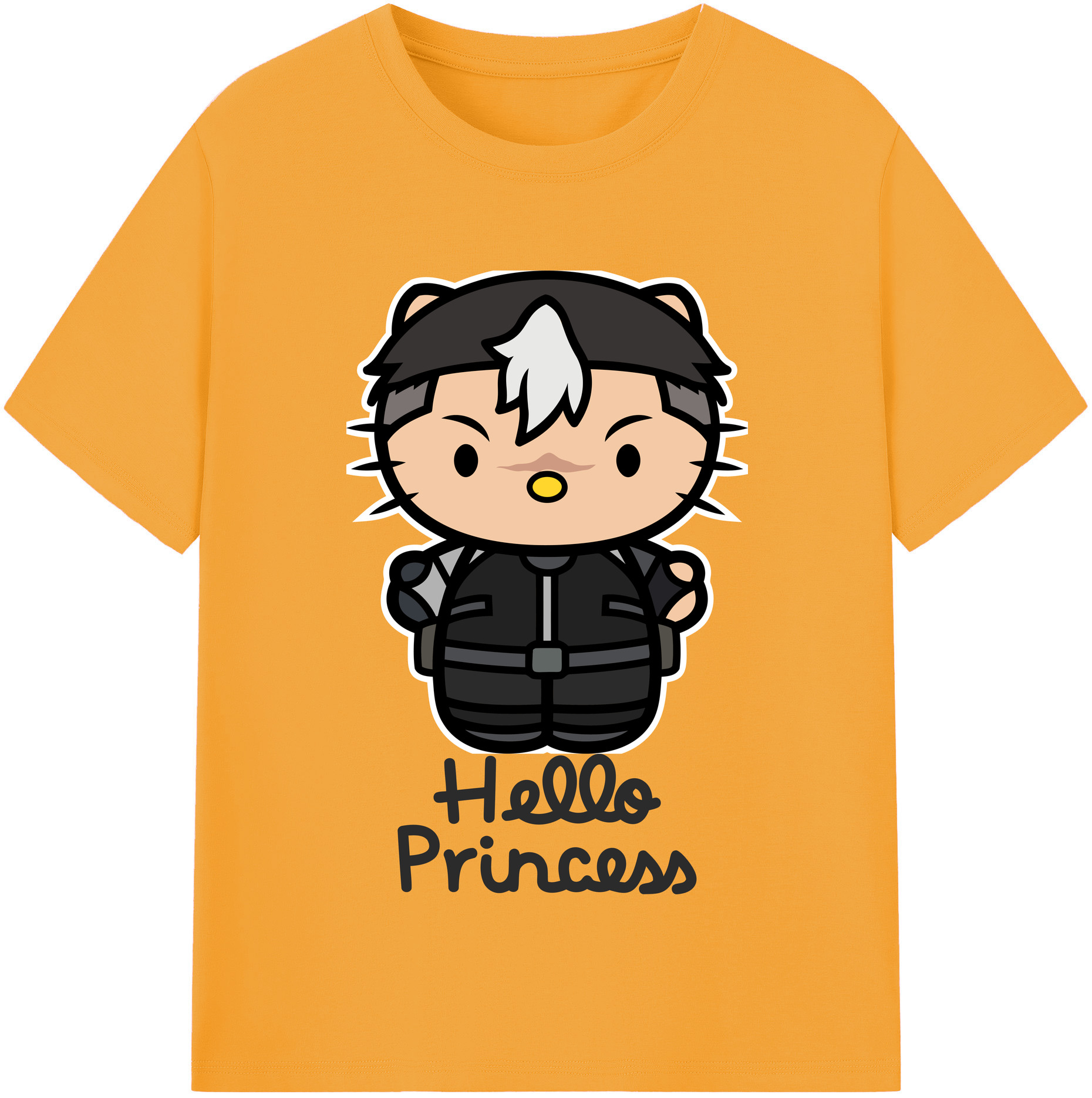 （画像用） Hello Kitty ハローキティ レディースカジュアルプリントTシャツ（綿100％）