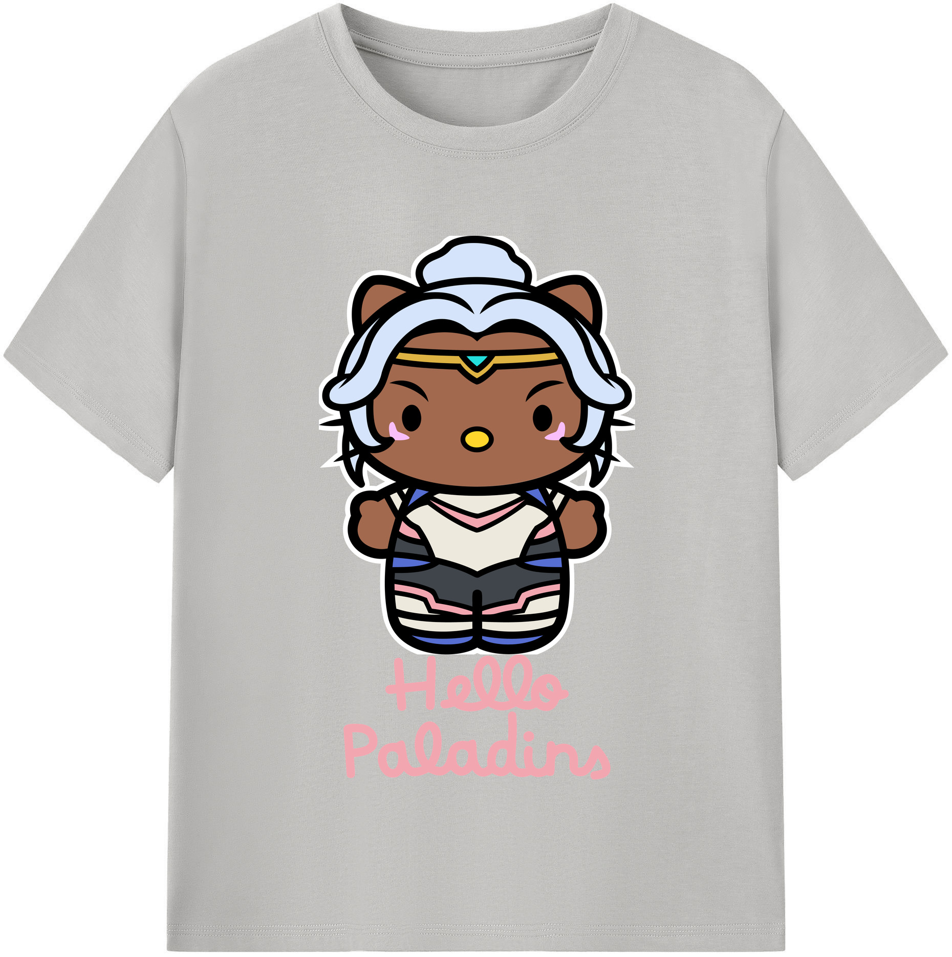 （画像用） Hello Kitty ハローキティ レディースカジュアルプリントTシャツ（綿100％）