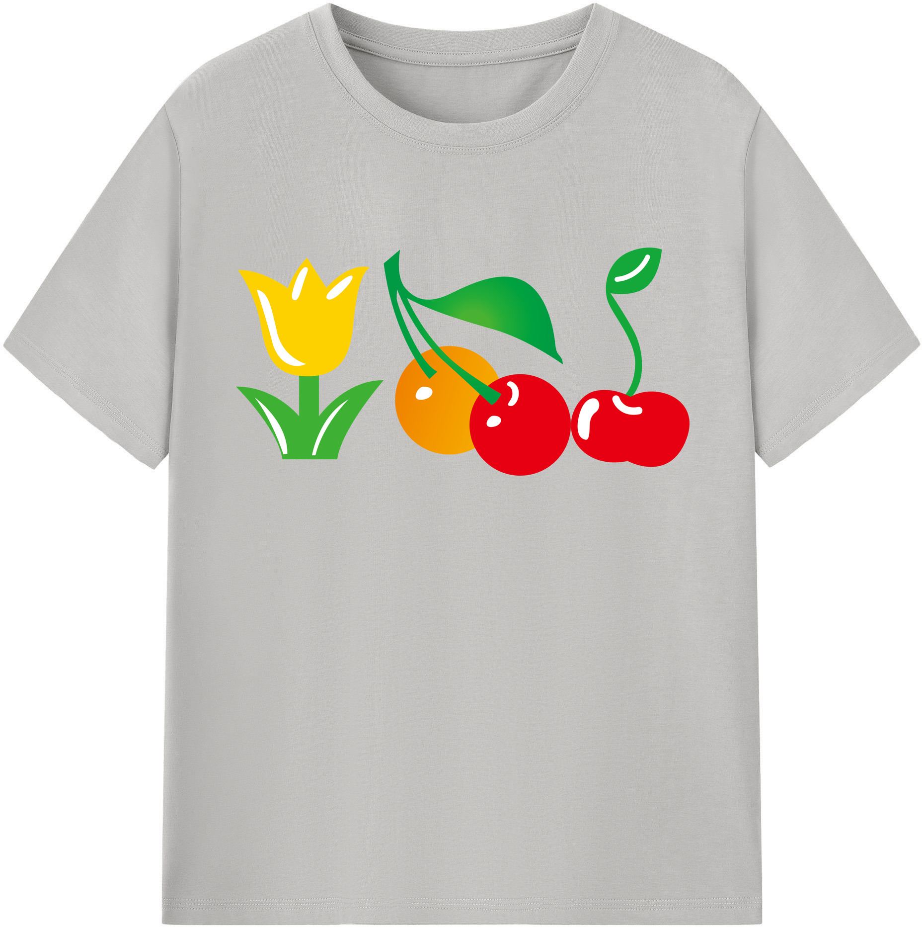（画像用） Hello Kitty ハローキティ レディースカジュアルプリントTシャツ（綿100％）