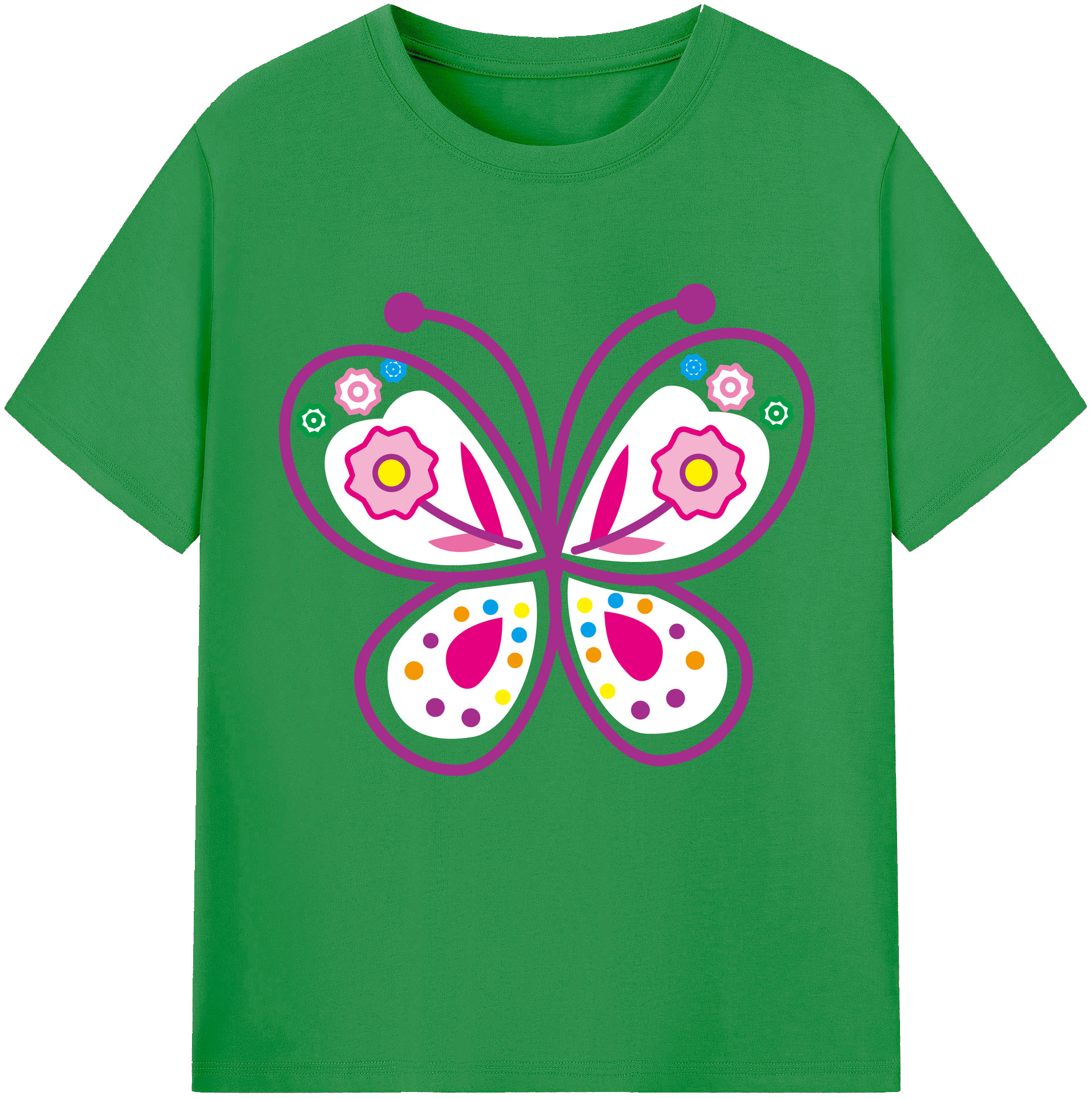 （画像用） Hello Kitty ハローキティ レディースカジュアルプリントTシャツ（綿100％）