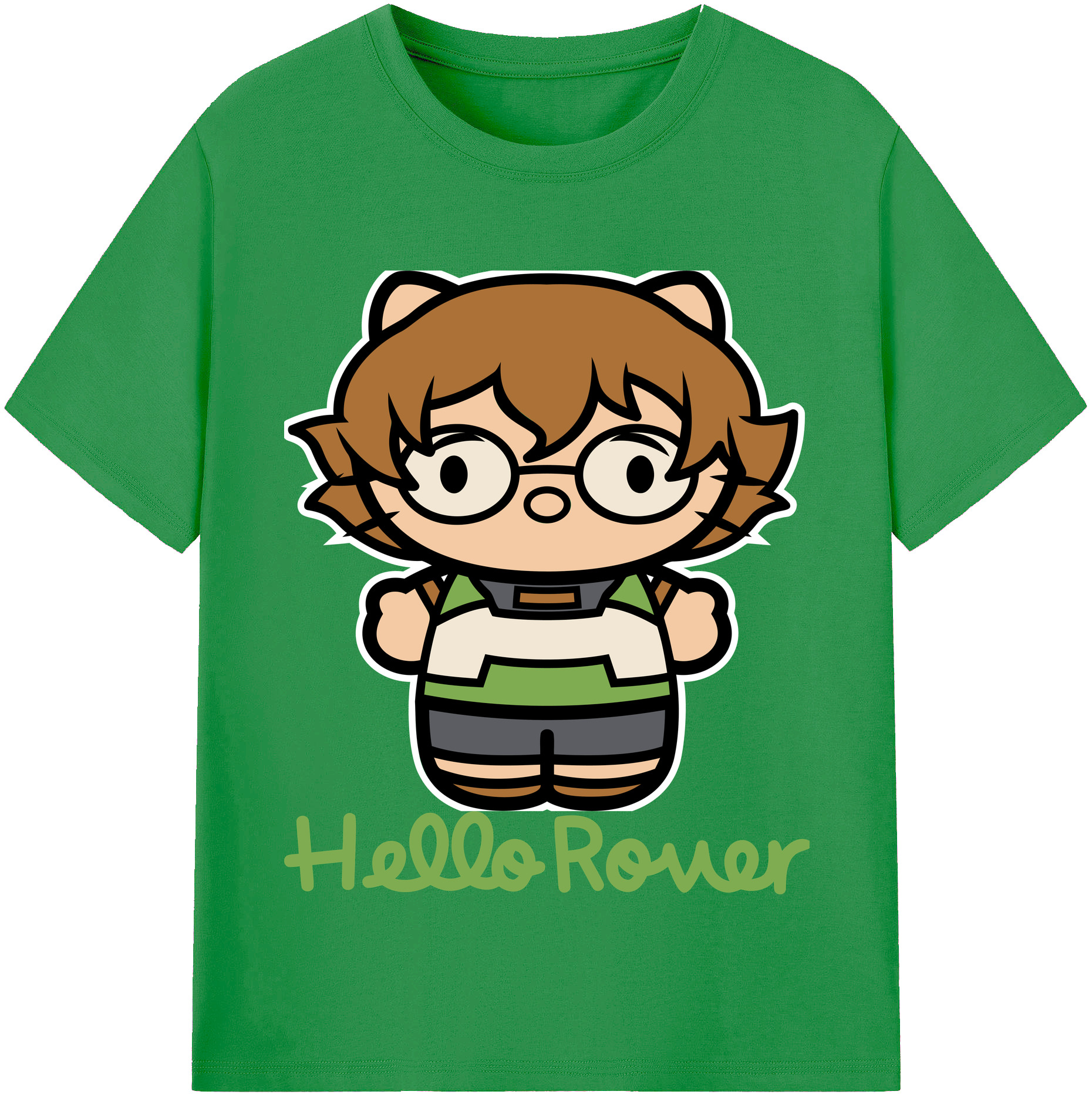 （画像用） Hello Kitty ハローキティ レディースカジュアルプリントTシャツ（綿100％）