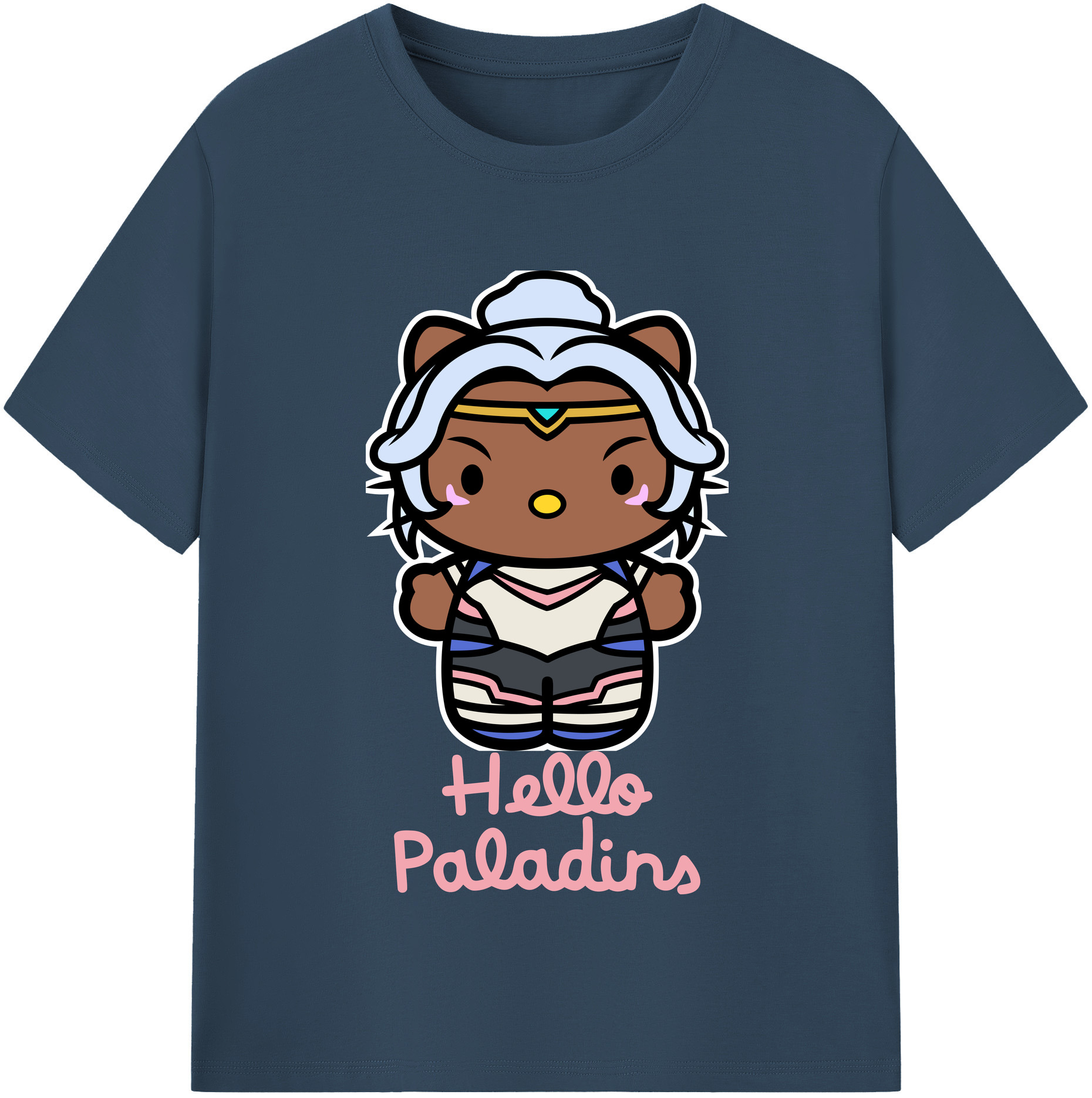 （画像用） Hello Kitty ハローキティ レディースカジュアルプリントTシャツ（綿100％）