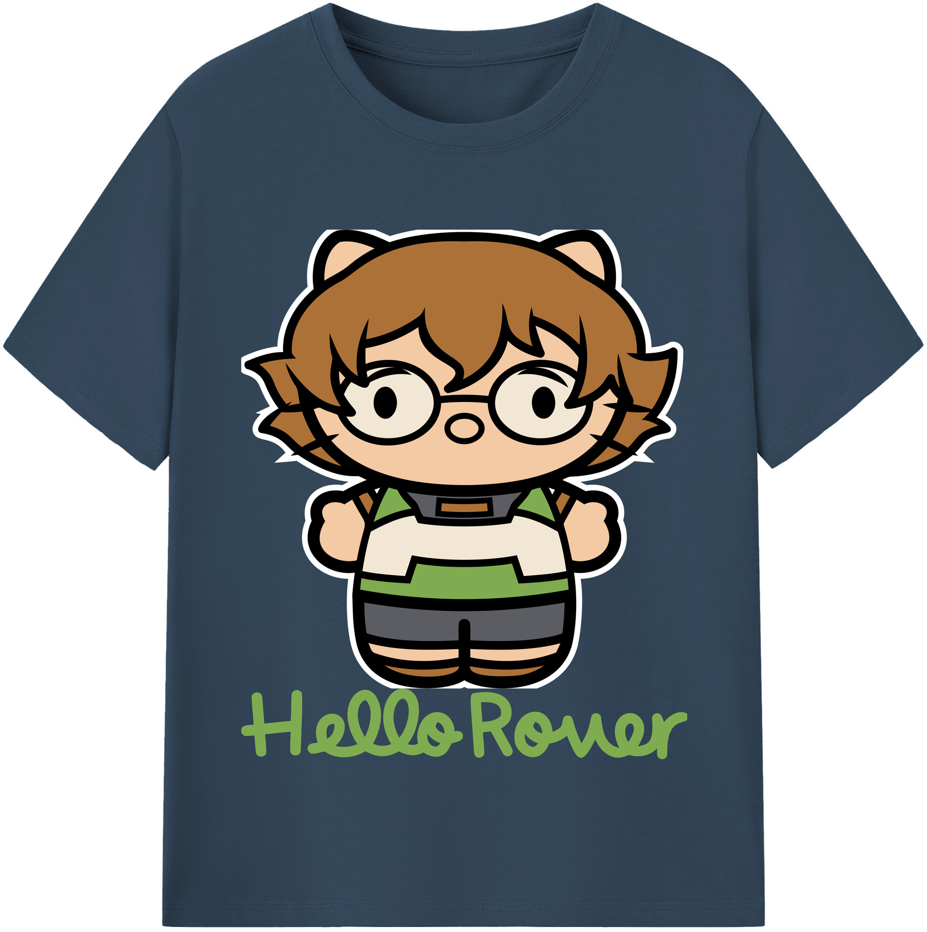 （画像用） Hello Kitty ハローキティ レディースカジュアルプリントTシャツ（綿100％）