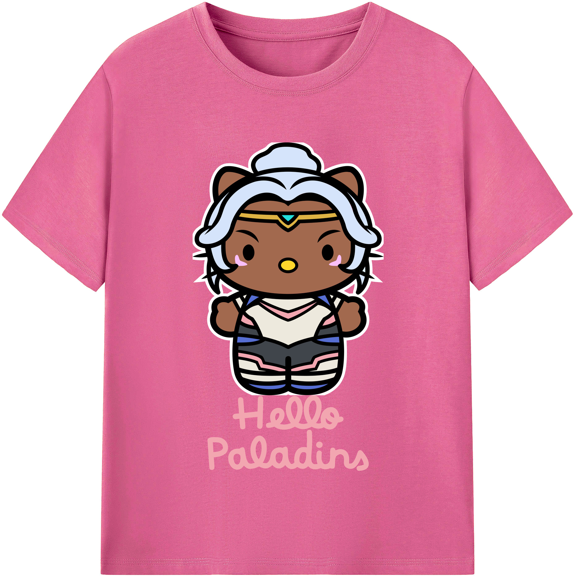 （画像用） Hello Kitty ハローキティ レディースカジュアルプリントTシャツ（綿100％）
