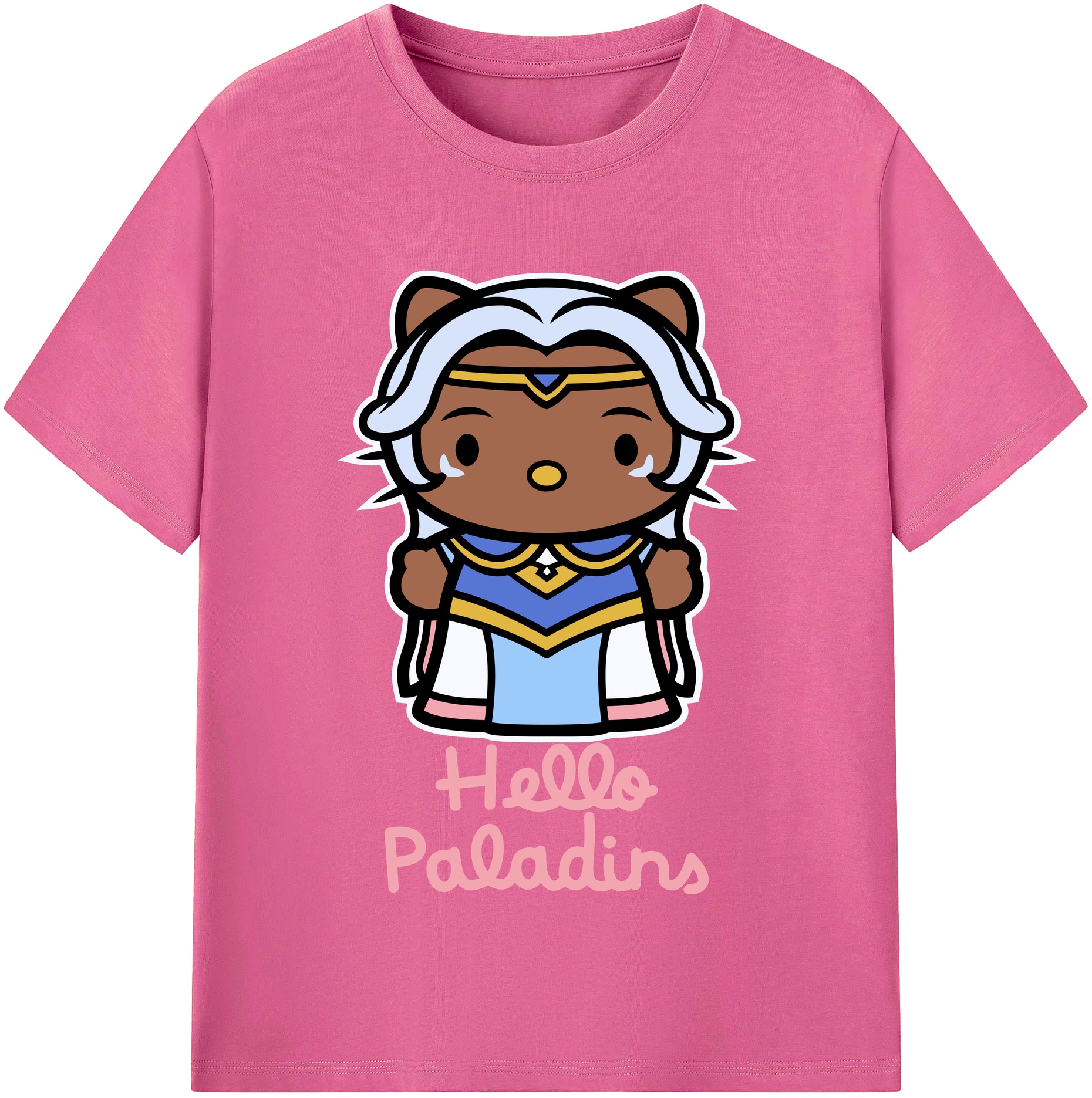（画像用） Hello Kitty ハローキティ レディースカジュアルプリントTシャツ（綿100％）