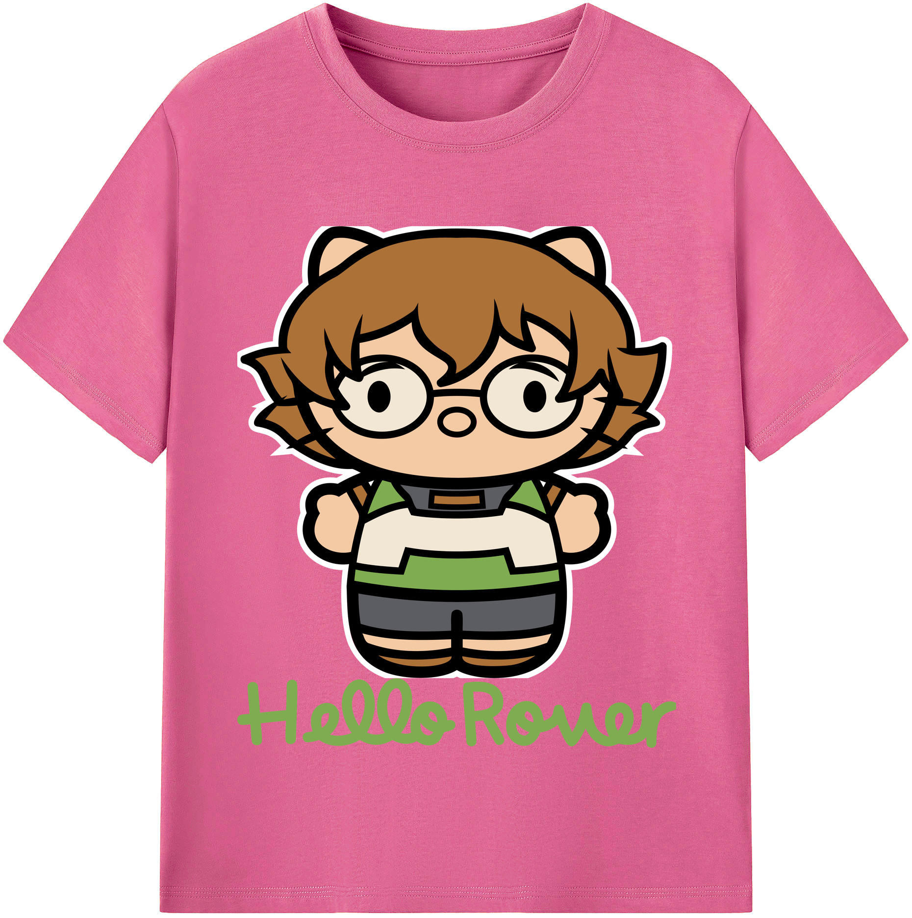 （画像用） Hello Kitty ハローキティ レディースカジュアルプリントTシャツ（綿100％）