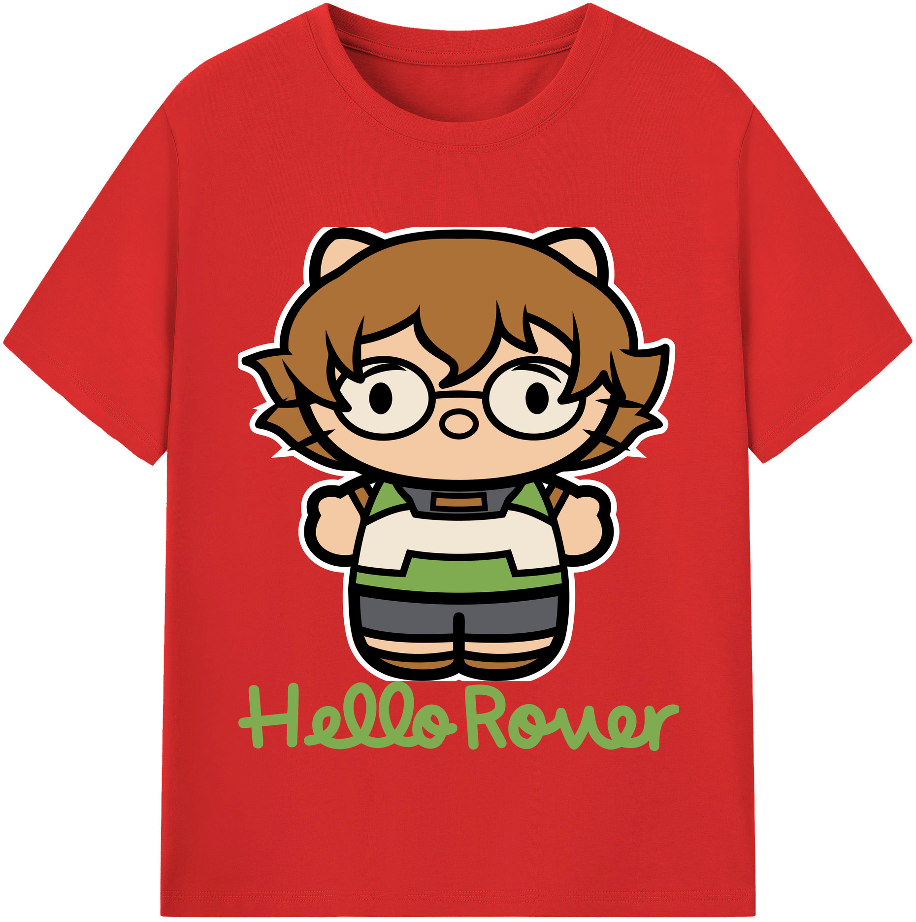 （画像用） Hello Kitty ハローキティ レディースカジュアルプリントTシャツ（綿100％）