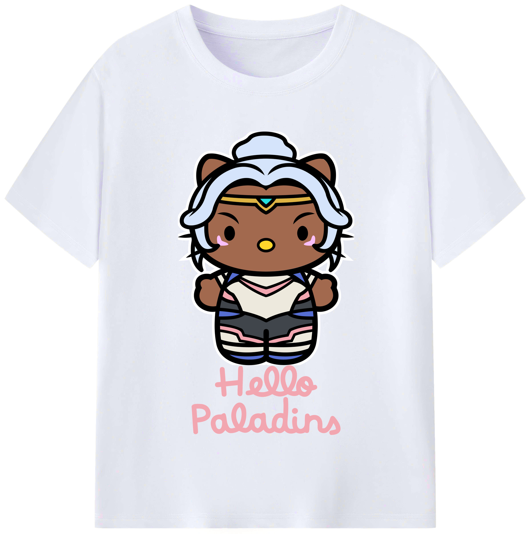 （画像用） Hello Kitty ハローキティ レディースカジュアルプリントTシャツ（綿100％）