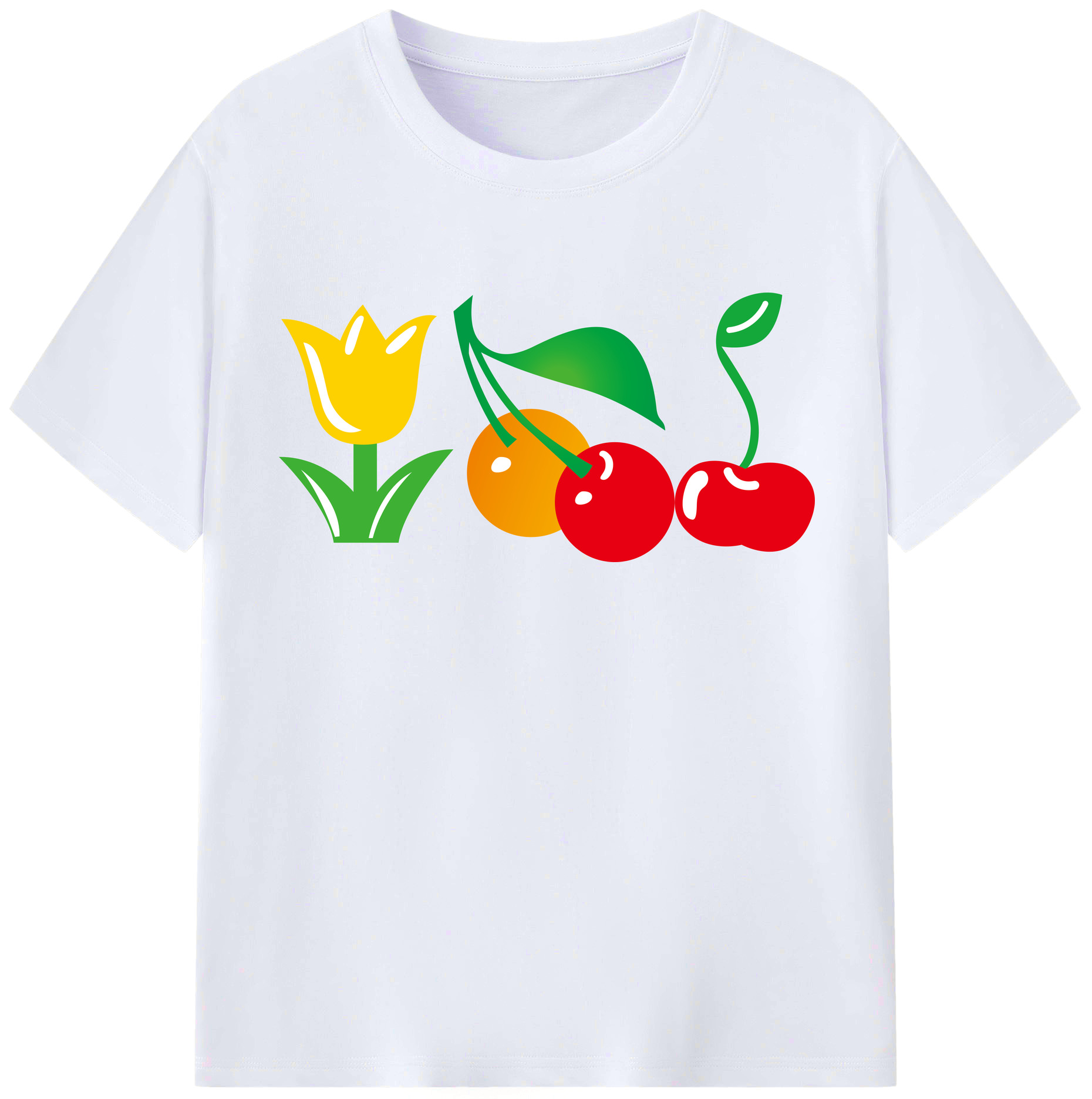 （画像用） Hello Kitty ハローキティ レディースカジュアルプリントTシャツ（綿100％）
