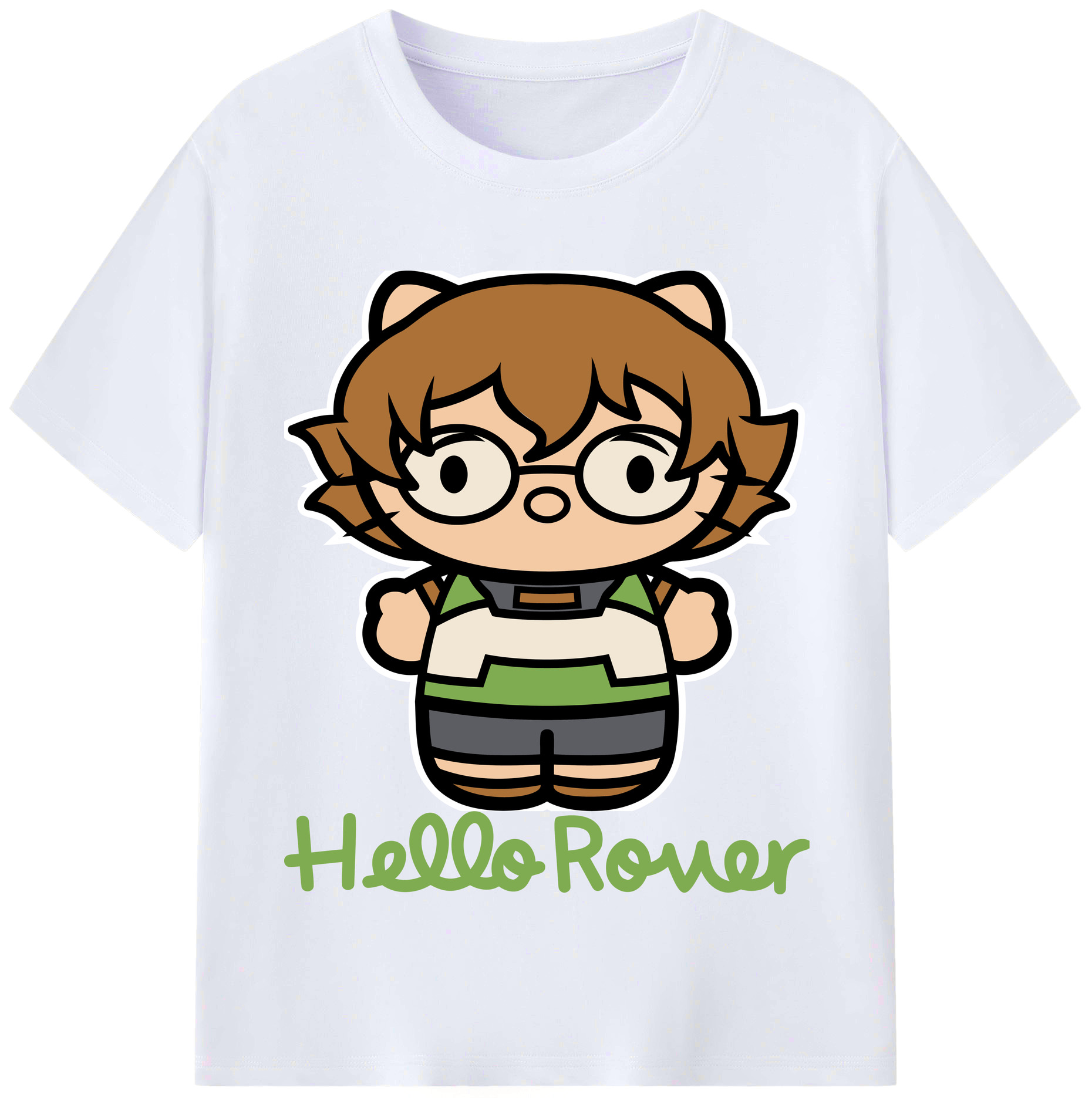 （画像用） Hello Kitty ハローキティ レディースカジュアルプリントTシャツ（綿100％）