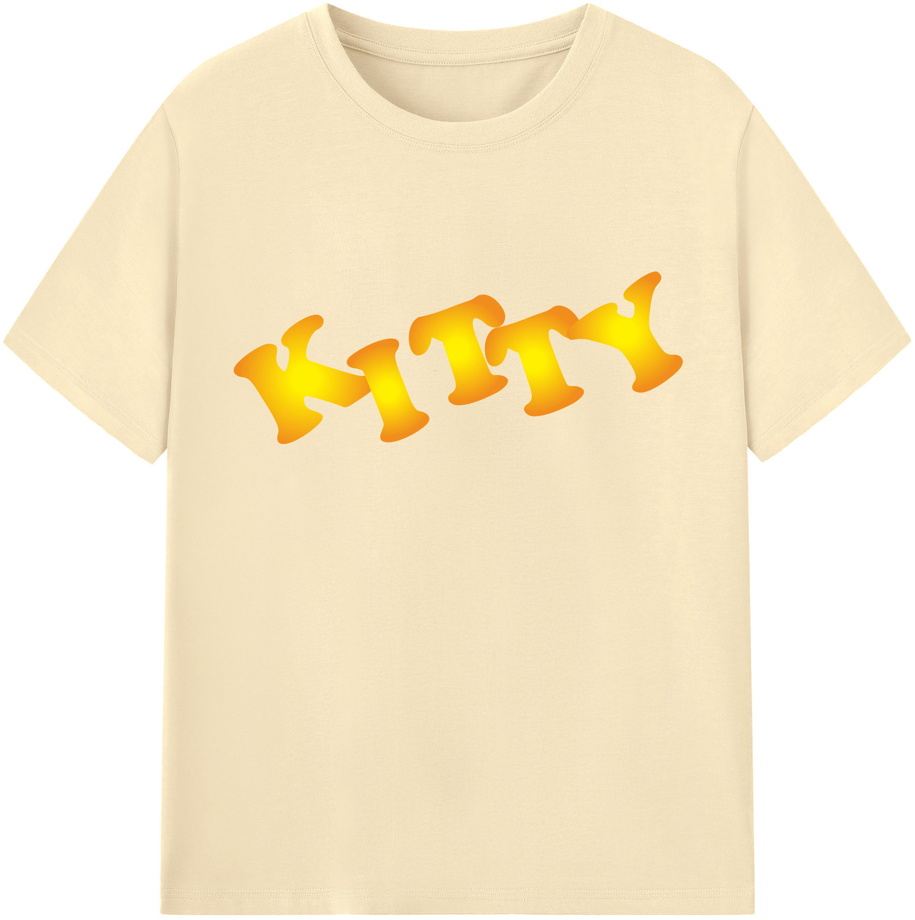 （画像用） Hello Kitty ハローキティ 綿100％半袖Tシャツ（フロントプリント）