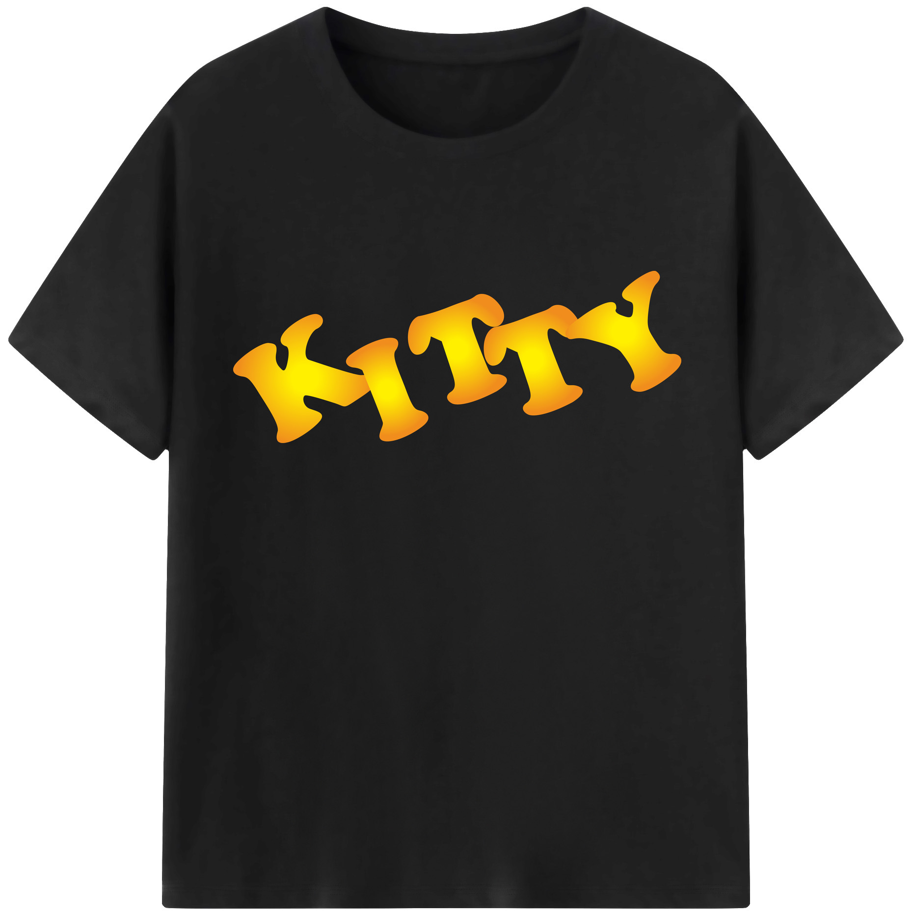 （画像用） Hello Kitty ハローキティ 綿100％半袖Tシャツ（フロントプリント）