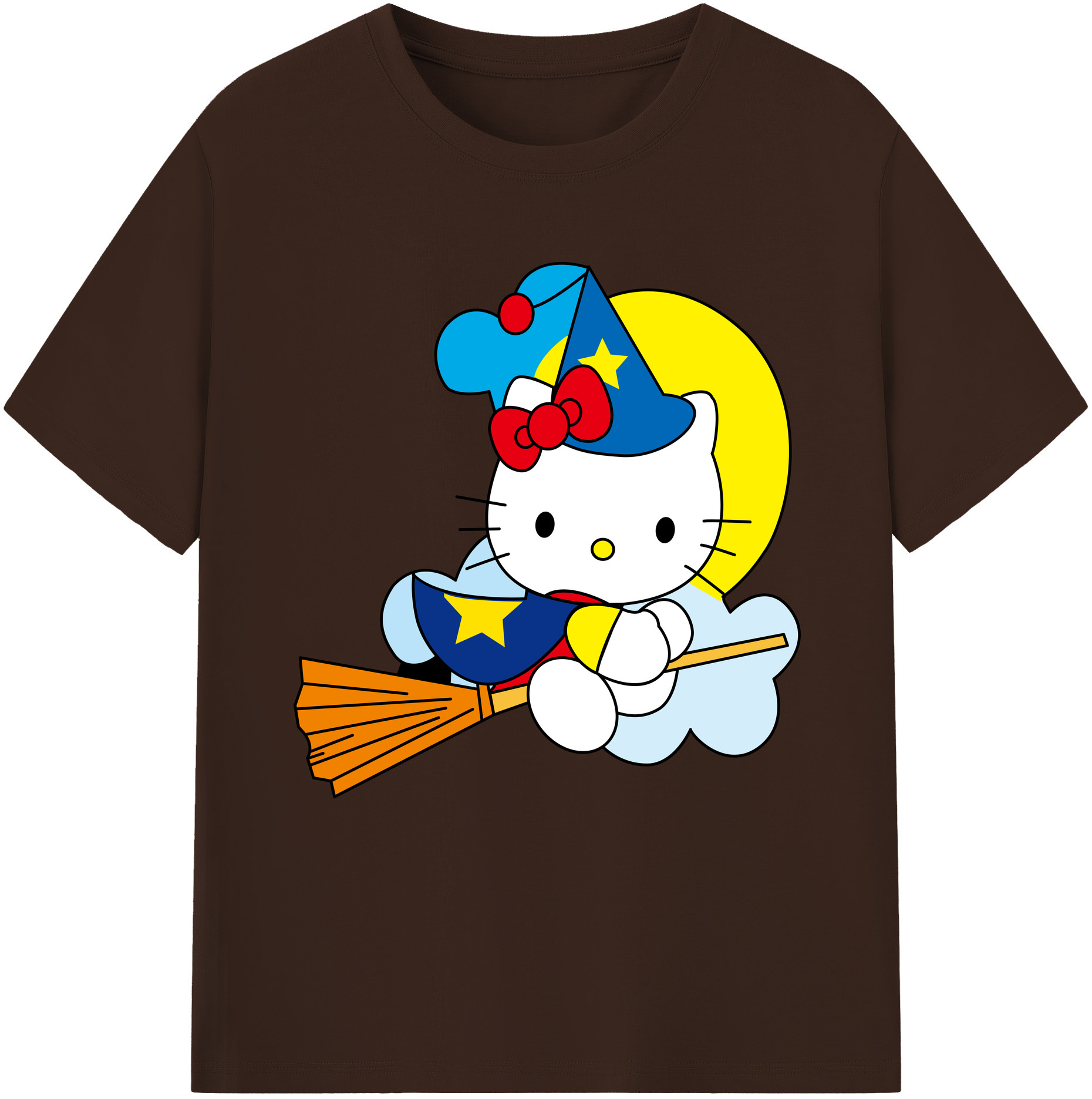 （画像用） Hello Kitty ハローキティ 綿100％半袖Tシャツ（フロントプリント）