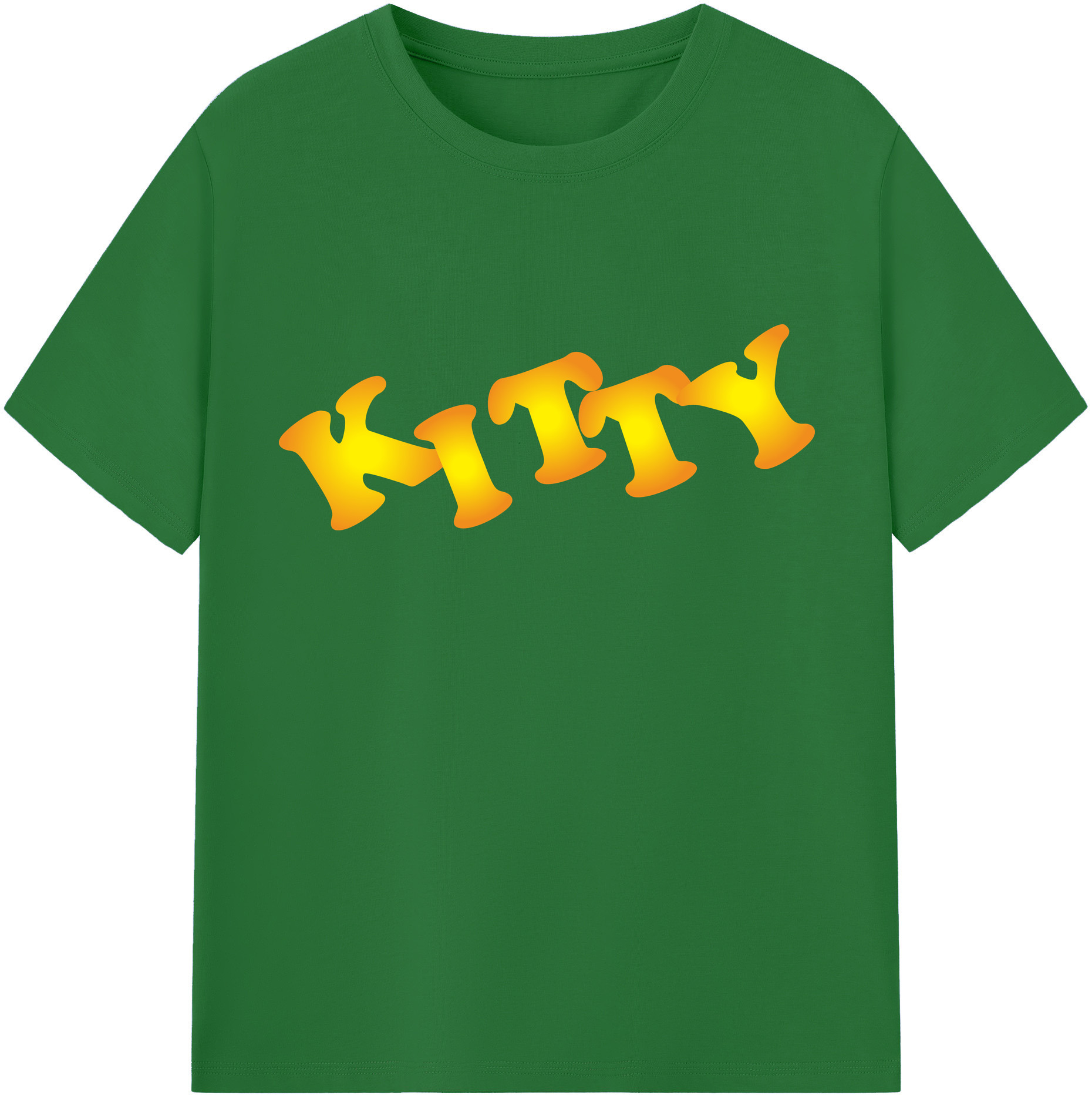 （画像用） Hello Kitty ハローキティ 綿100％半袖Tシャツ（フロントプリント）