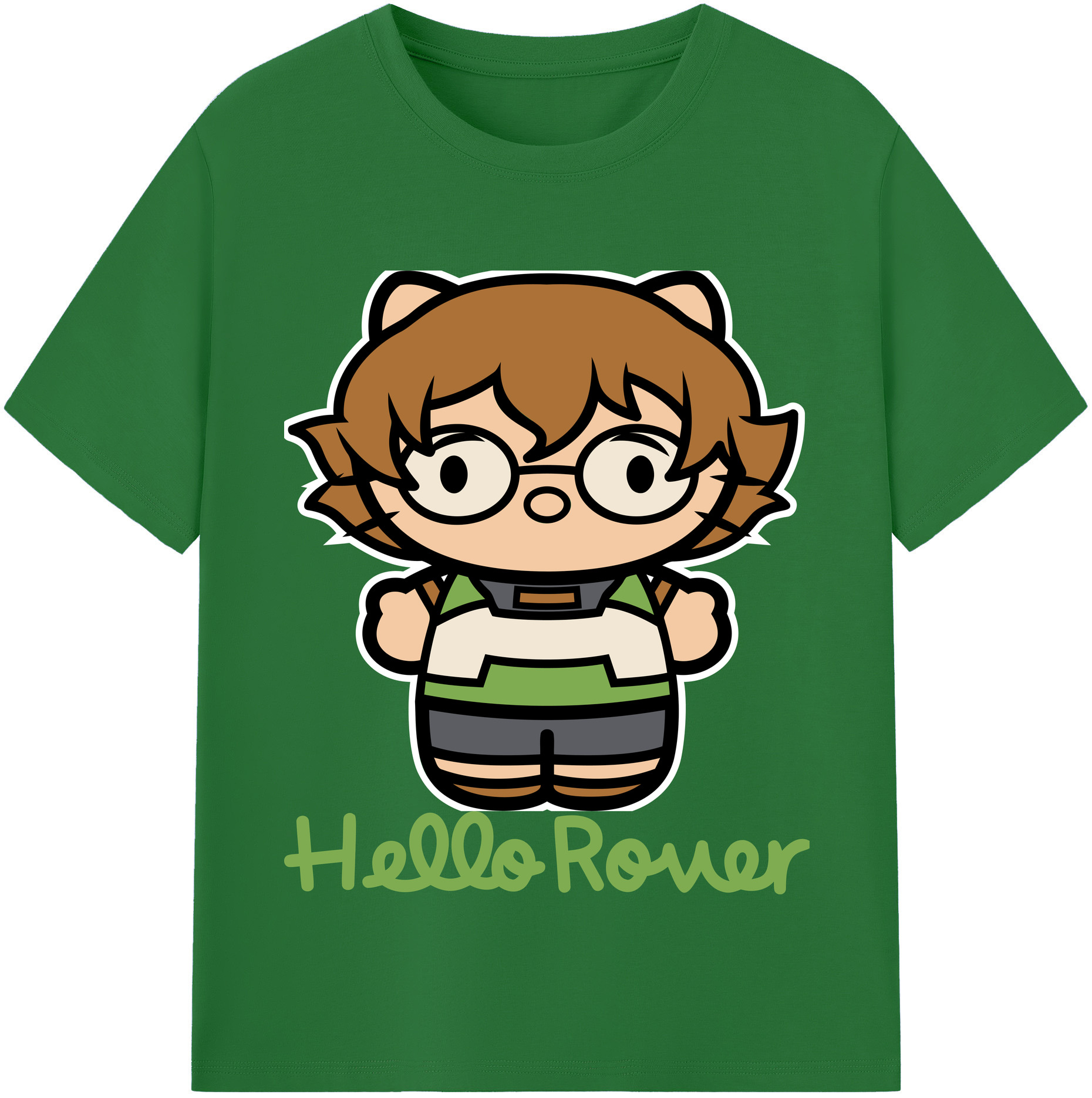 （画像用） Hello Kitty ハローキティ 綿100％半袖Tシャツ（フロントプリント）