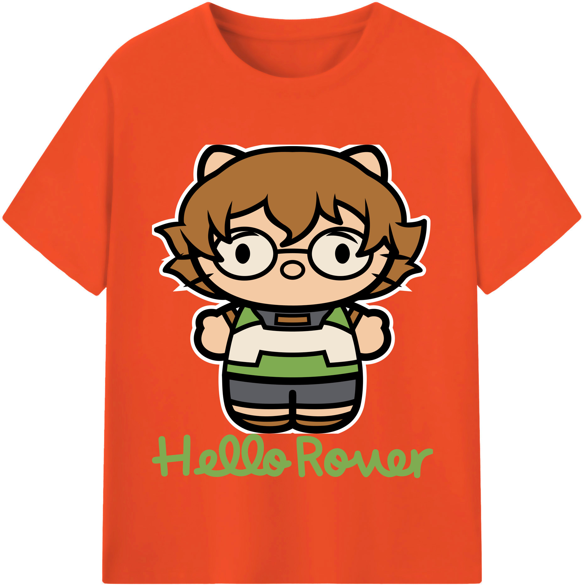 （画像用） Hello Kitty ハローキティ 綿100％半袖Tシャツ（フロントプリント）