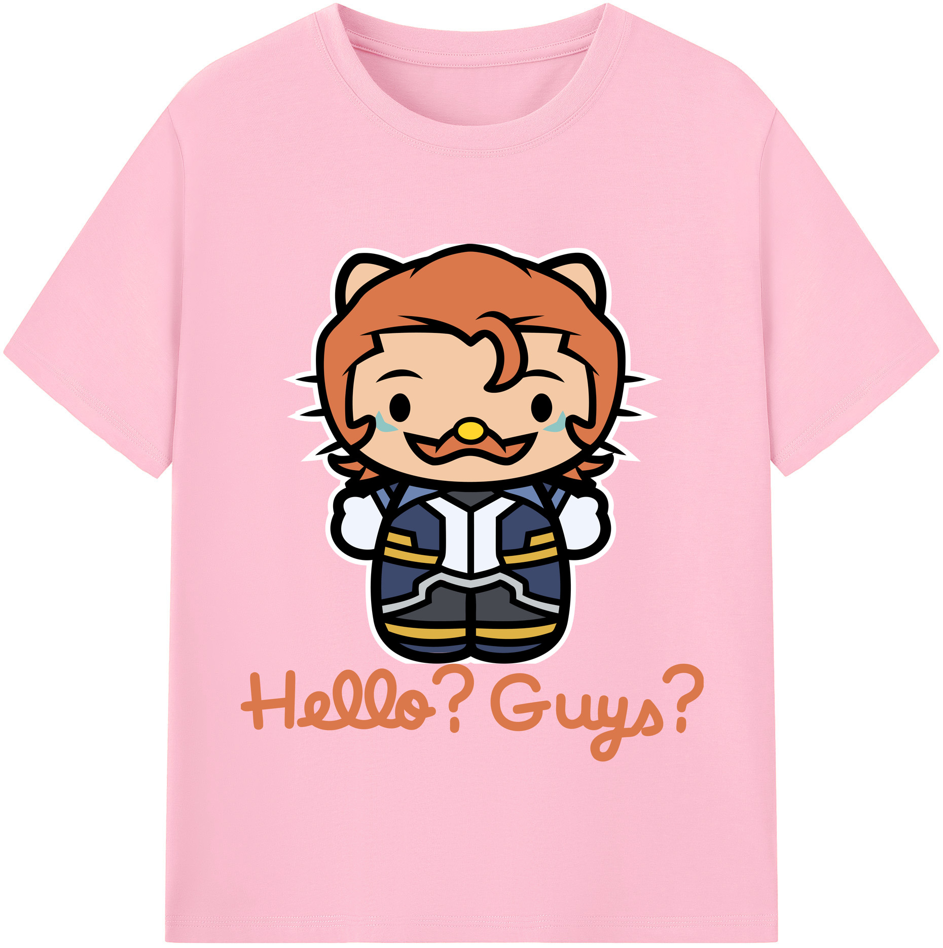 （画像用） Hello Kitty ハローキティ 綿100％半袖Tシャツ（フロントプリント）